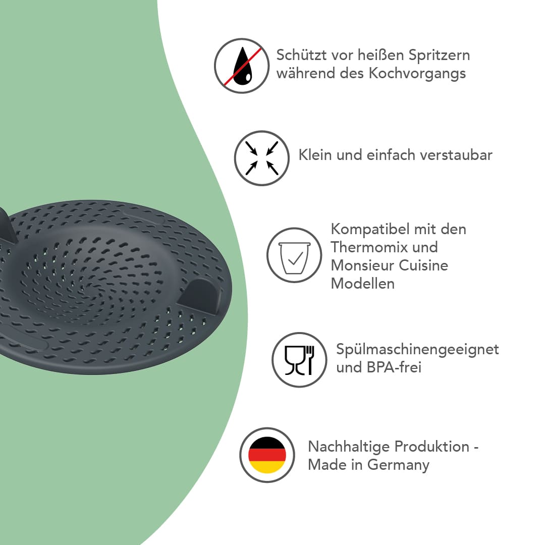 WUUFO® | Spritzschutz für Thermomix & Monsieur Cuisine