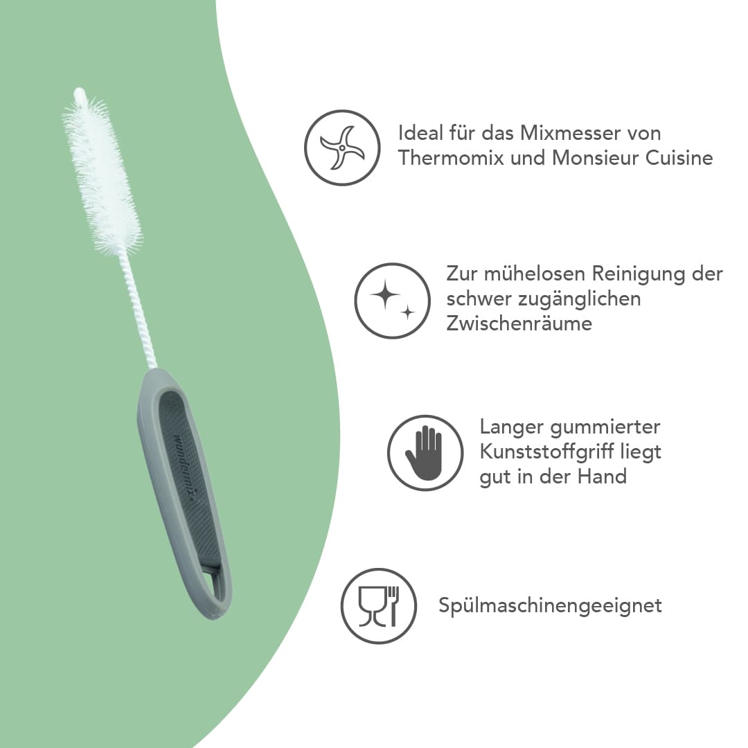 WunderBrush® Reinigungsbürste für Mixtopfmesser