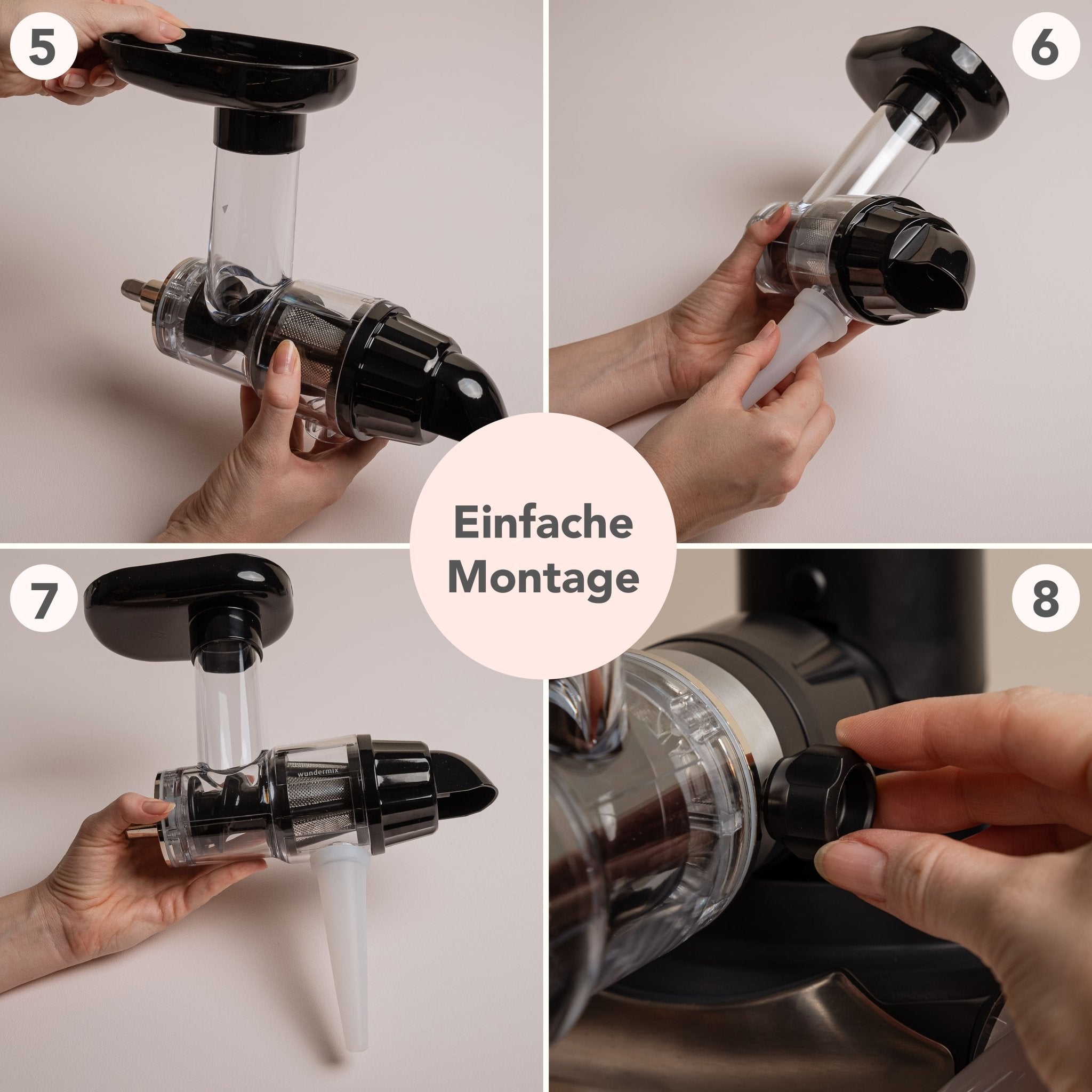 WunderCentix® | Starter - Set "Slow Juicer" für TM6, TM5 - Wundermix GmbH