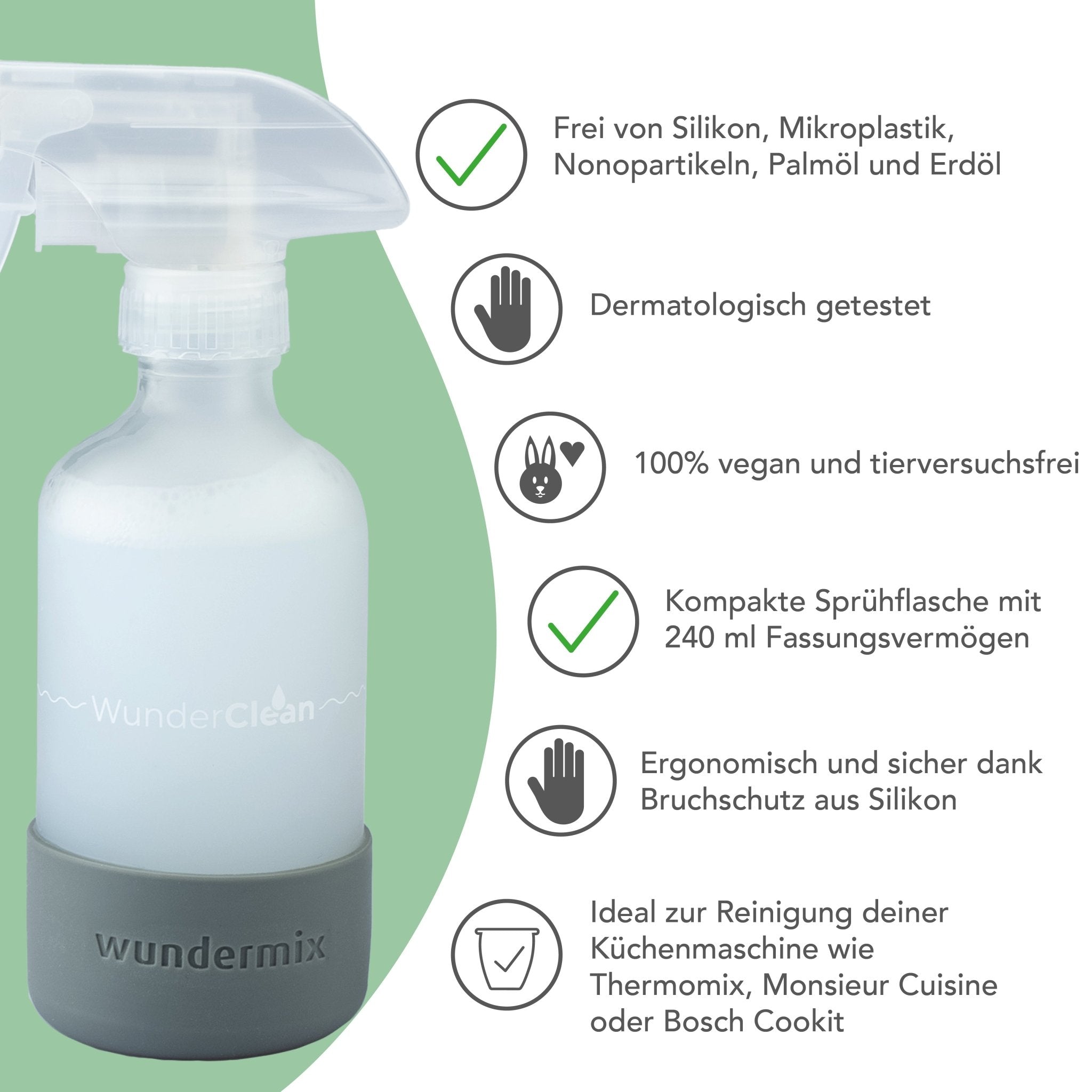 WunderClean «Starter - Set» | Reiniger + Sprühflasche - Wundermix GmbH