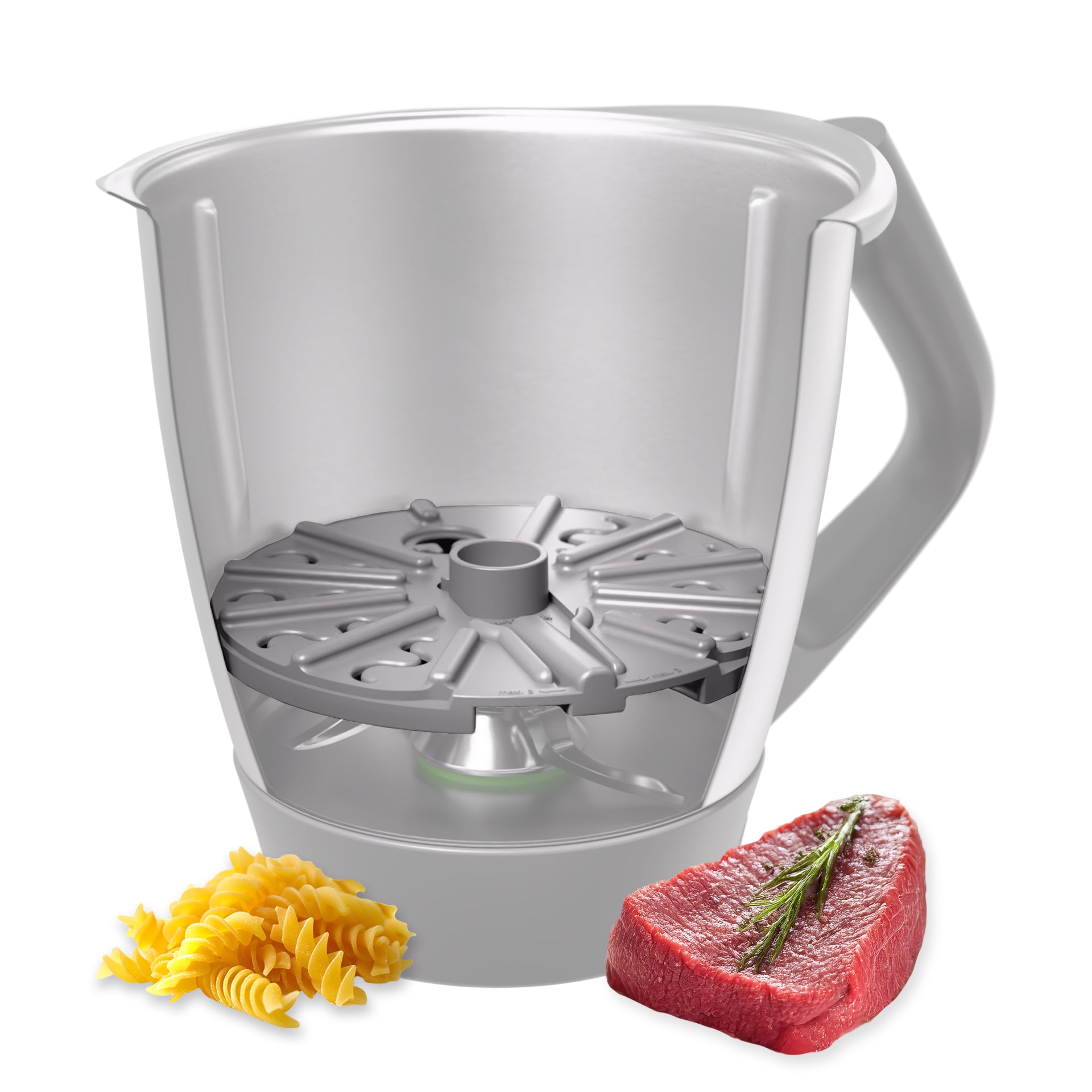 WunderPlate® (mit Träger) | Messerabdeckung für Thermomix TM7, TM6, TM5, TM31