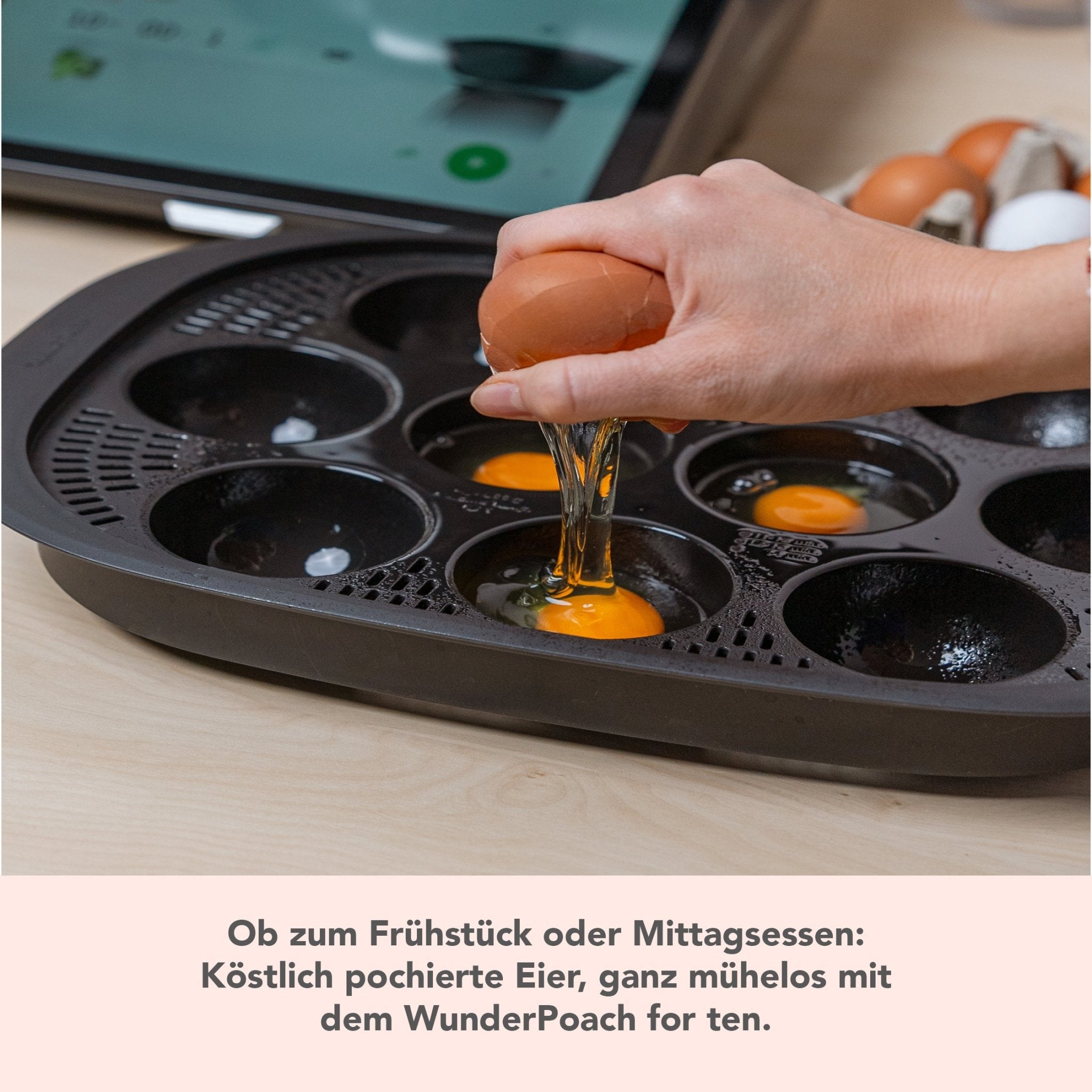 WunderPoach® for ten | Eierpochiereinsatz für TM7 - Wundermix GmbH