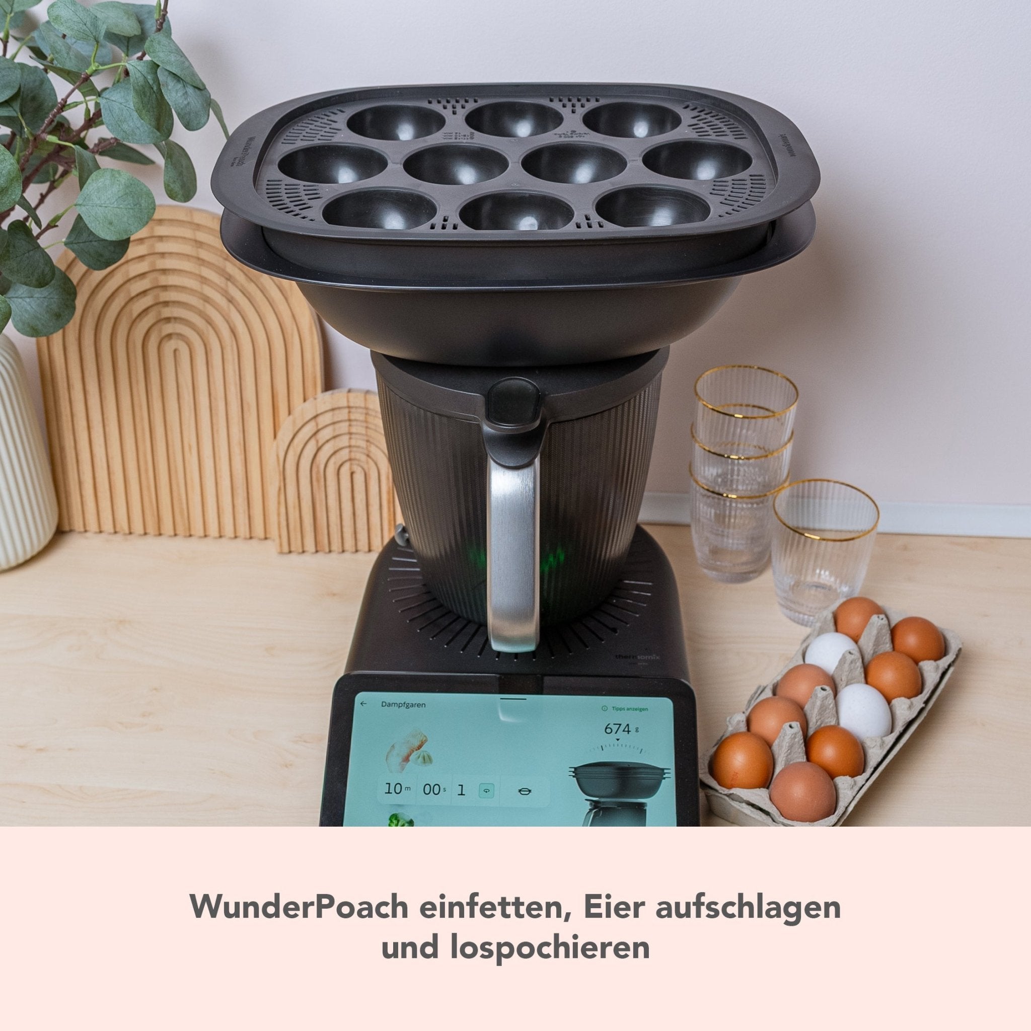 WunderPoach® for ten | Eierpochiereinsatz für TM7 - Wundermix GmbH