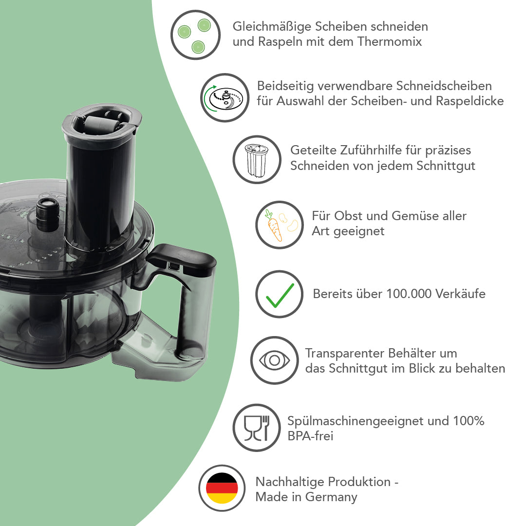 WunderSlicer® V2 | Gemüseschneider für Thermomix