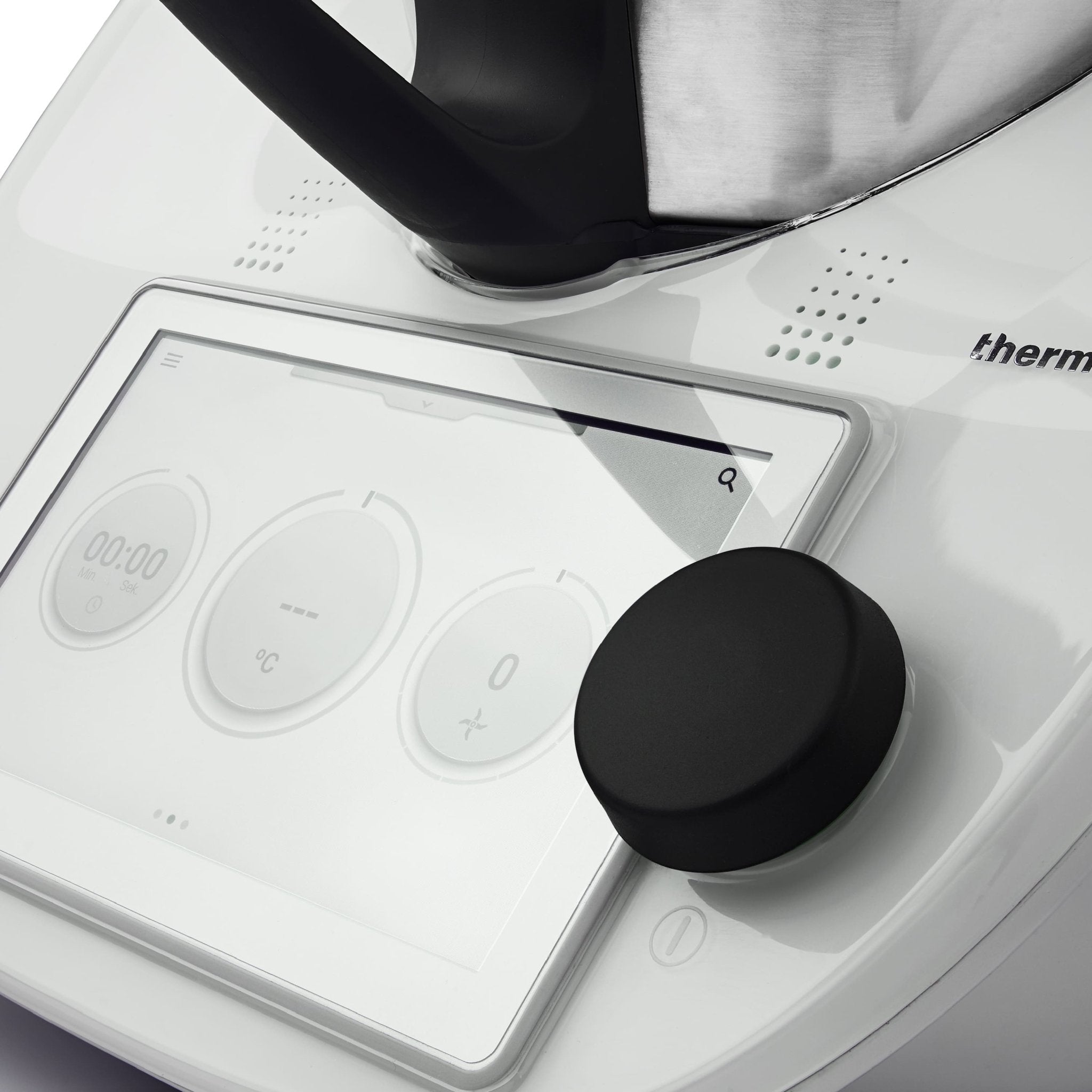 WunderWrap® Button | Drehknopfabdeckung für TM6, TM Friend | 2er - Set | schwarz - Wundermix GmbH