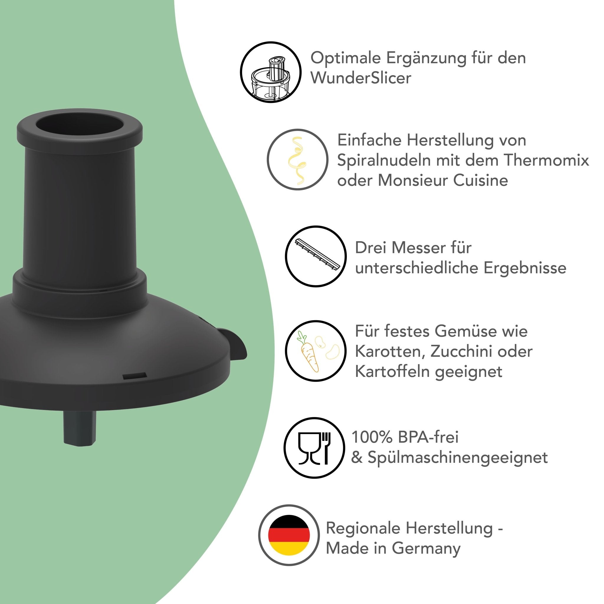 WunderSlicer® V2 & WunderZoodler® Sparset für Thermomix TM7, TM6, TM5 - Wundermix GmbH