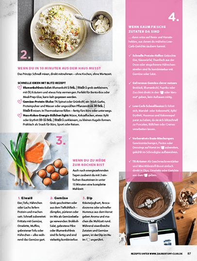 ZauberTopf Gold - Edition "Low Carb Express" - Ausgabe 01/2026 - Wundermix GmbH