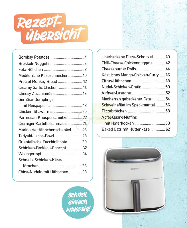 Lieblingsgerichte aus dem Airfyer