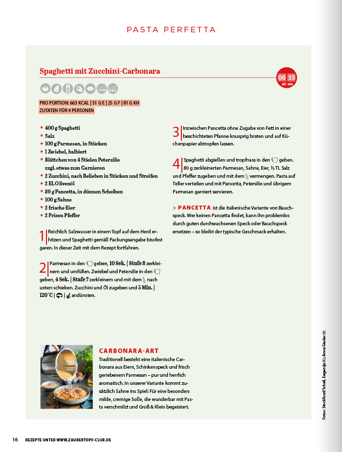 ZauberTopf Gold - Edition "Italien" - Ausgabe 03/2025 - Wundermix GmbH