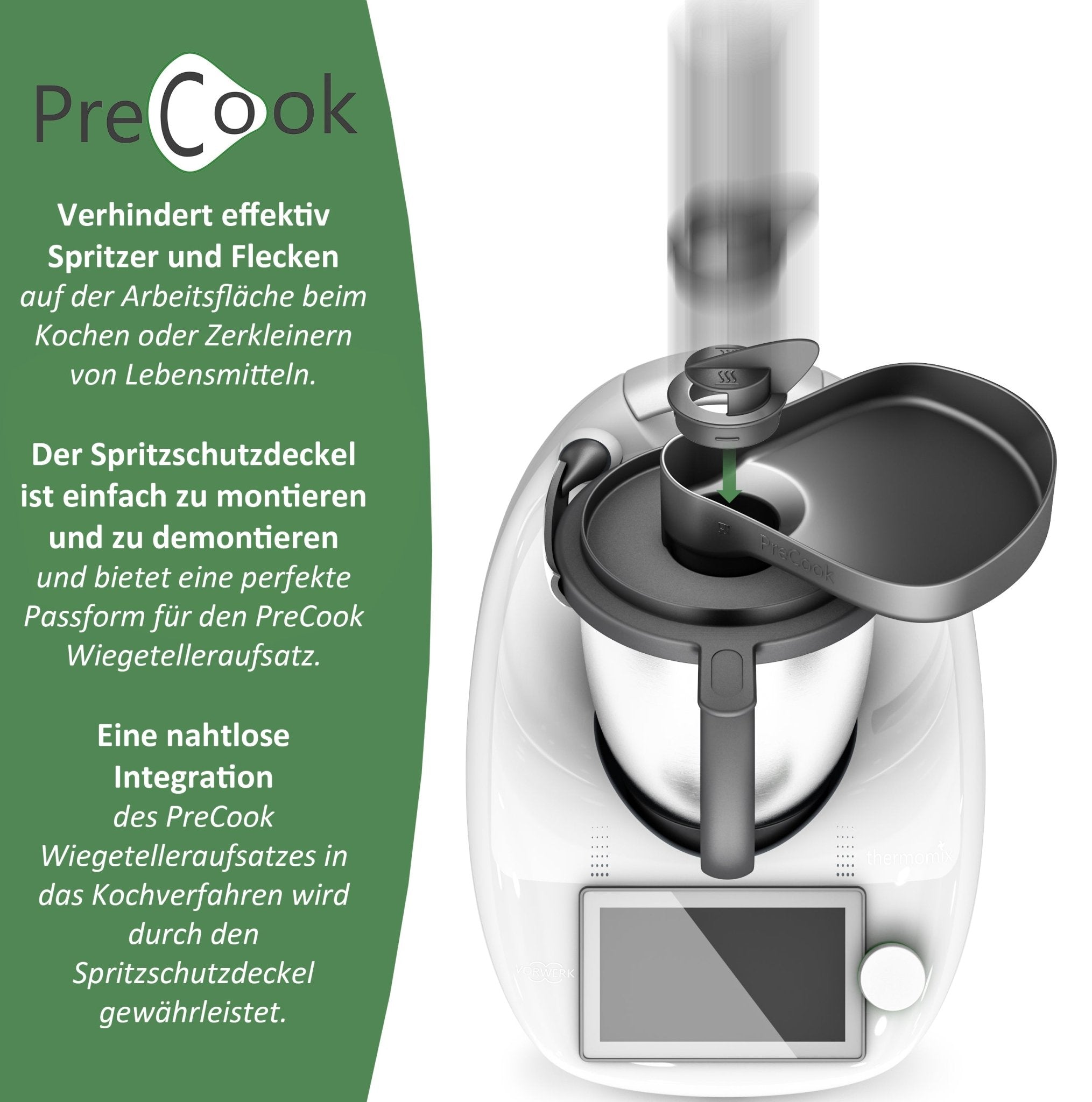Mixle® PreCook | Deckelerweiterung für TM6, TM5, TM31 - Wundermix GmbH