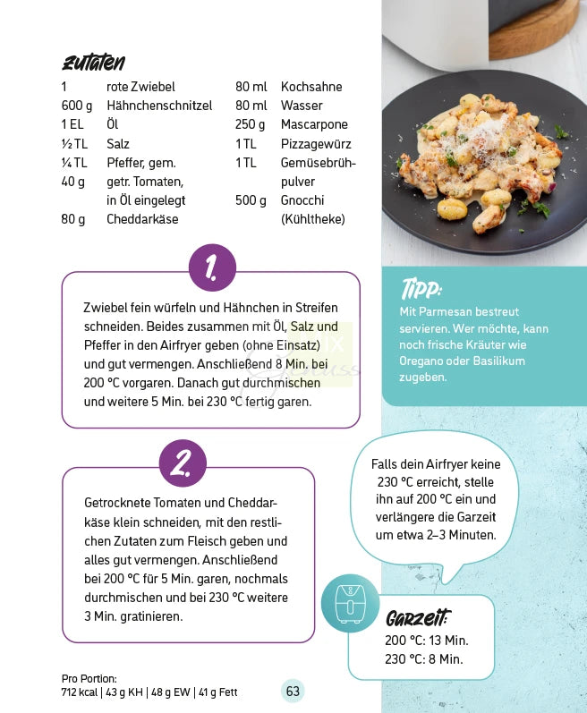 Recetas para el AIRFRYER