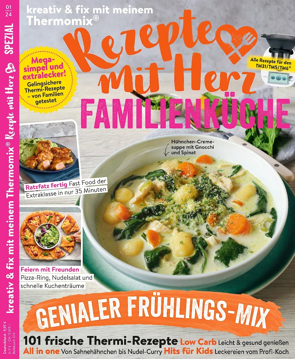 Rezepte mit Herz Spezial «Familienküche» | Ausgabe 01/2024 - Wundermix GmbH
