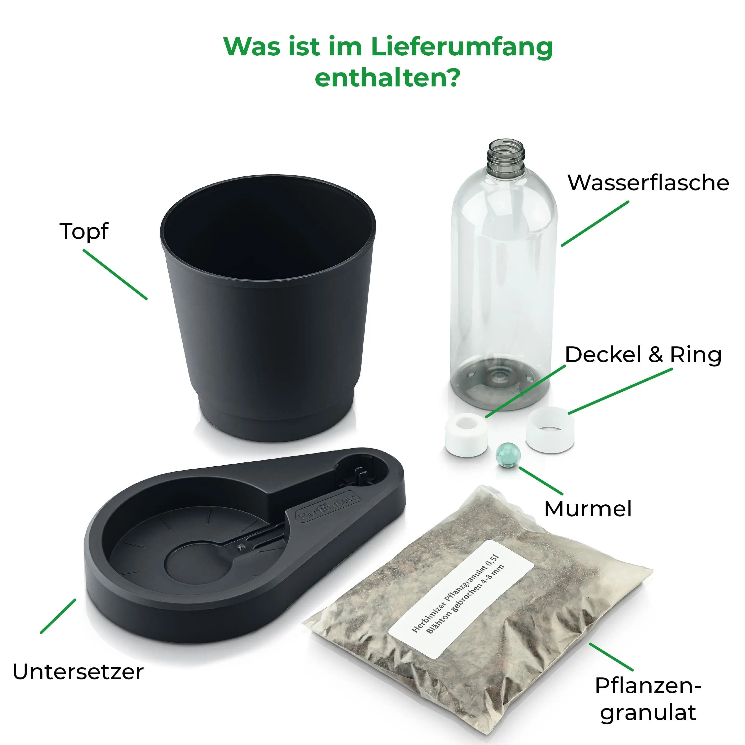 Herbimizer® | Maceta para hierbas con sistema de riego automático