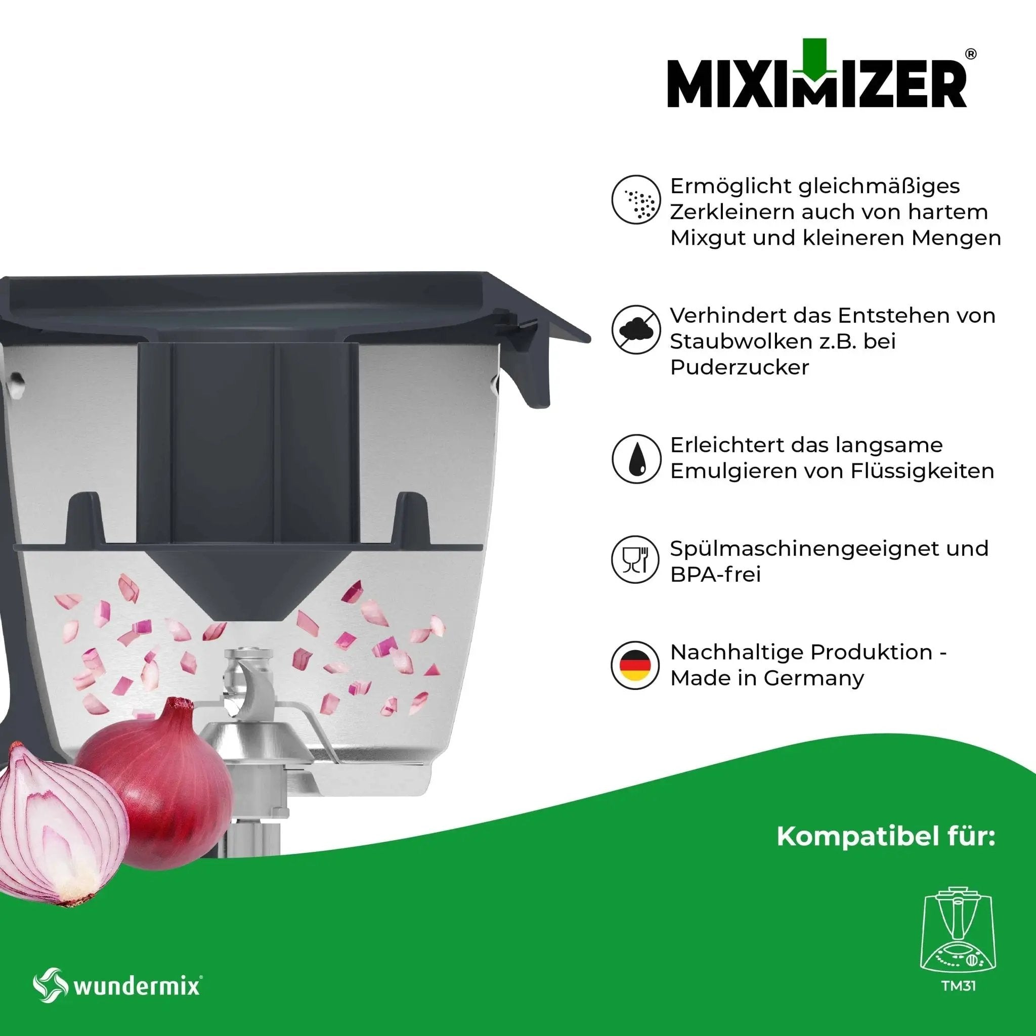 Miximizer® | Mixtopf-Verkleinerung für Thermomix - Wundermix GmbH