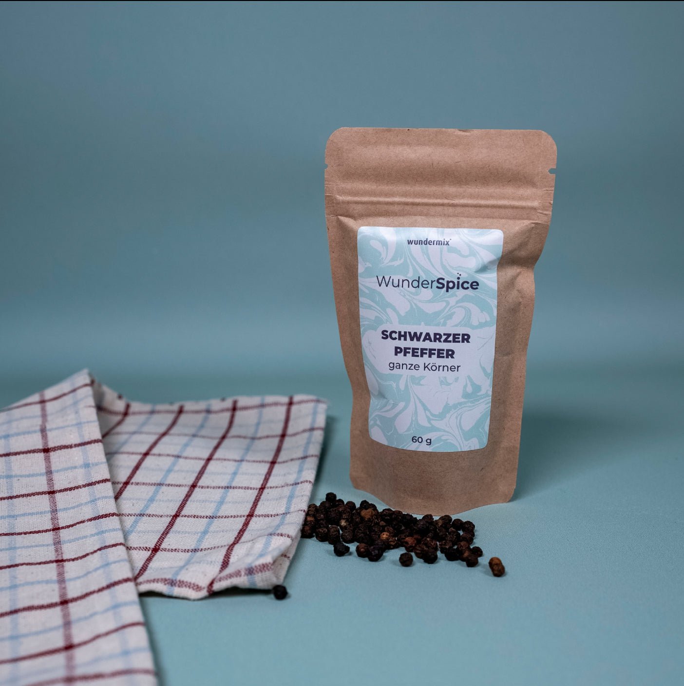WunderSpice | schwarze Pfefferkörner | 60g - Wundermix GmbH