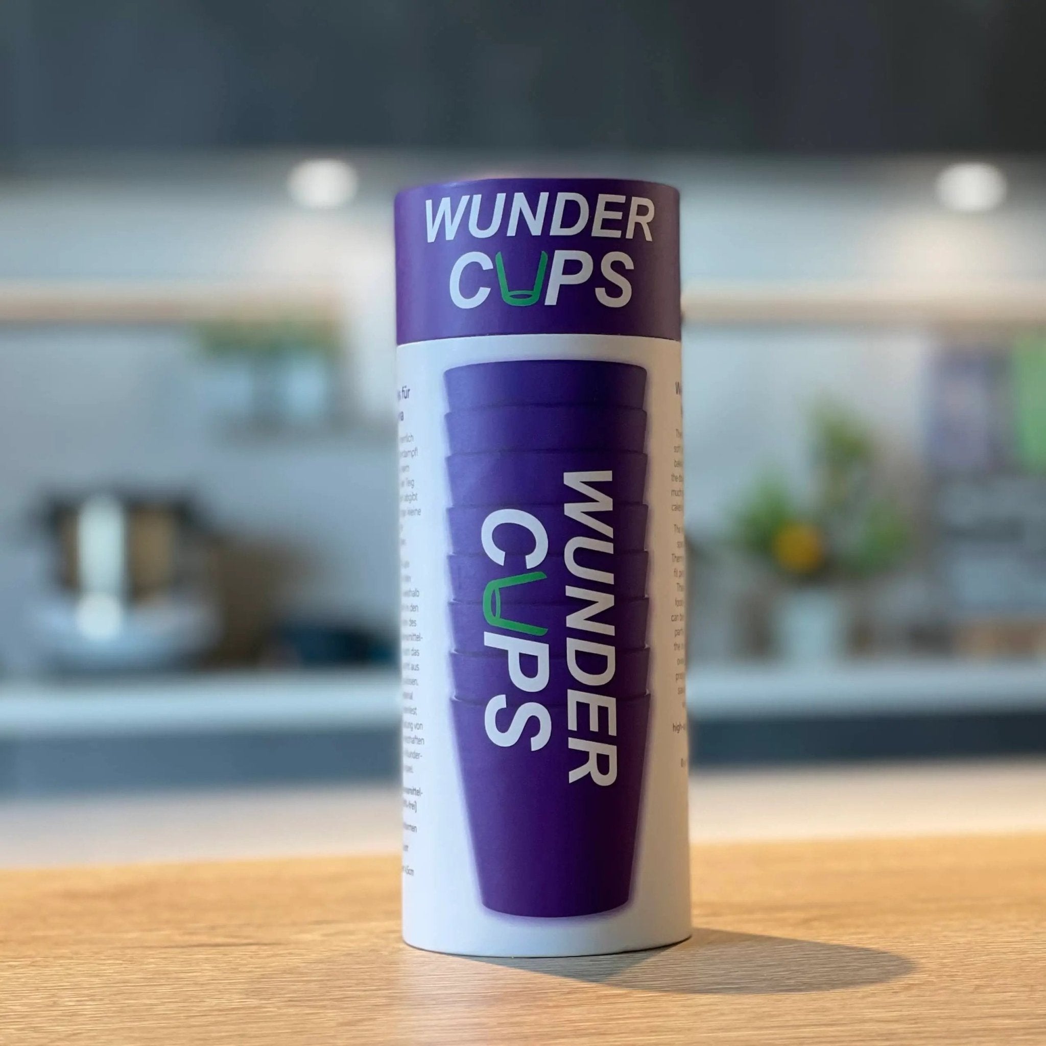 WunderCups® | Silikon - Förmchen - Set | 8 - tlg. | lila - Wundermix GmbH