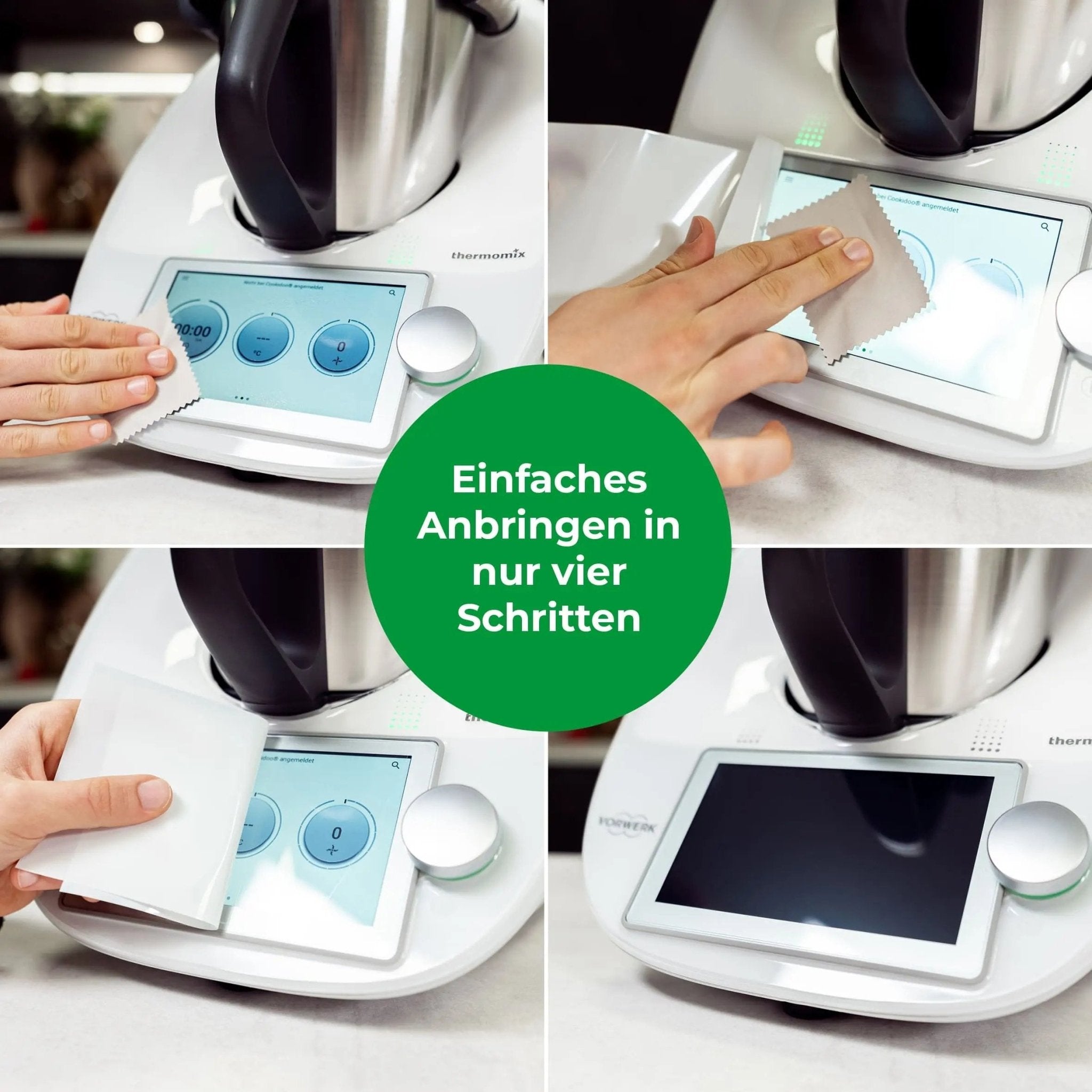 WunderScreen® | Hybrid - Glas Displayschutz für Thermomix TM6 - Wundermix GmbH