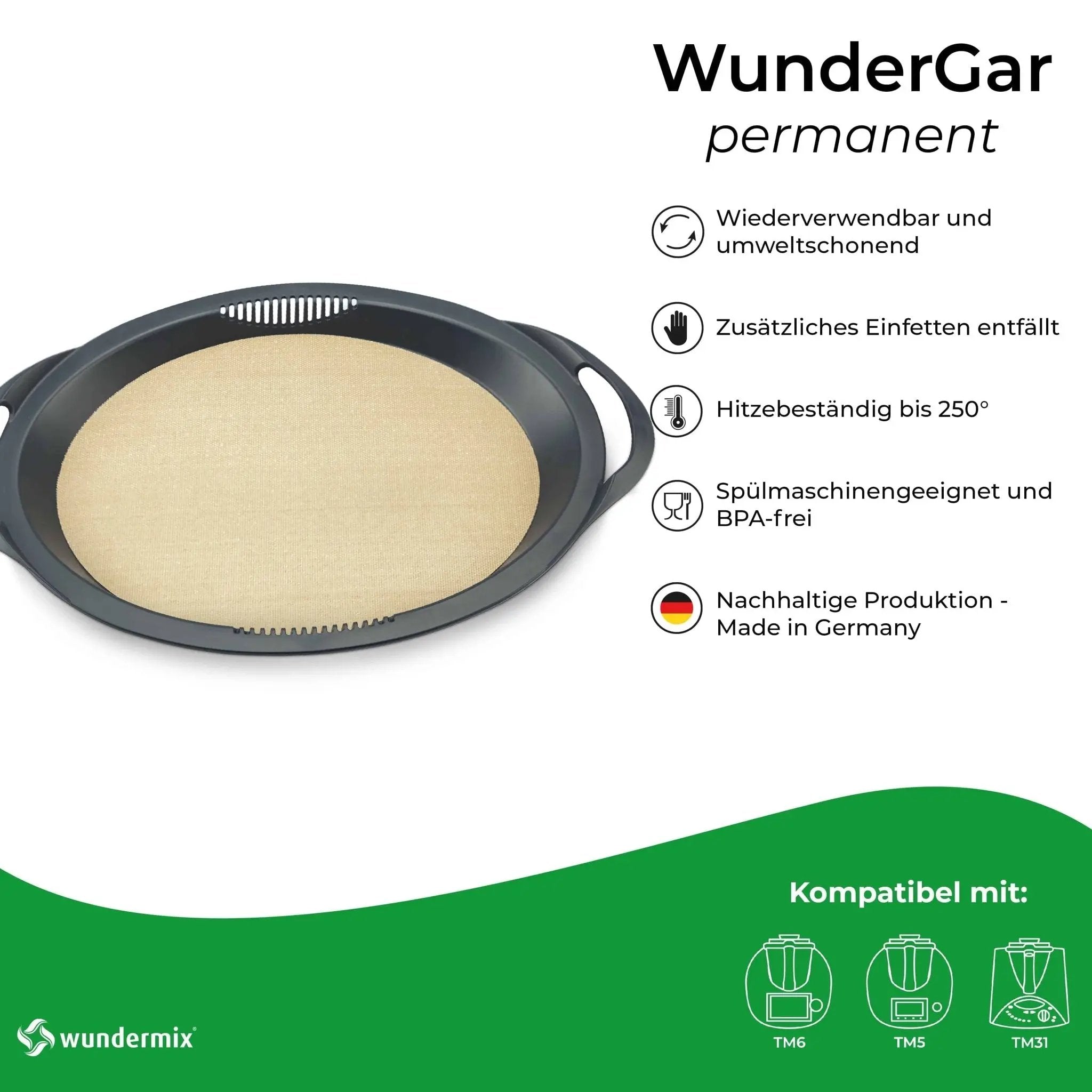 WunderGar® Permanent | Dauerbackfolie für Varoma - Wundermix GmbH