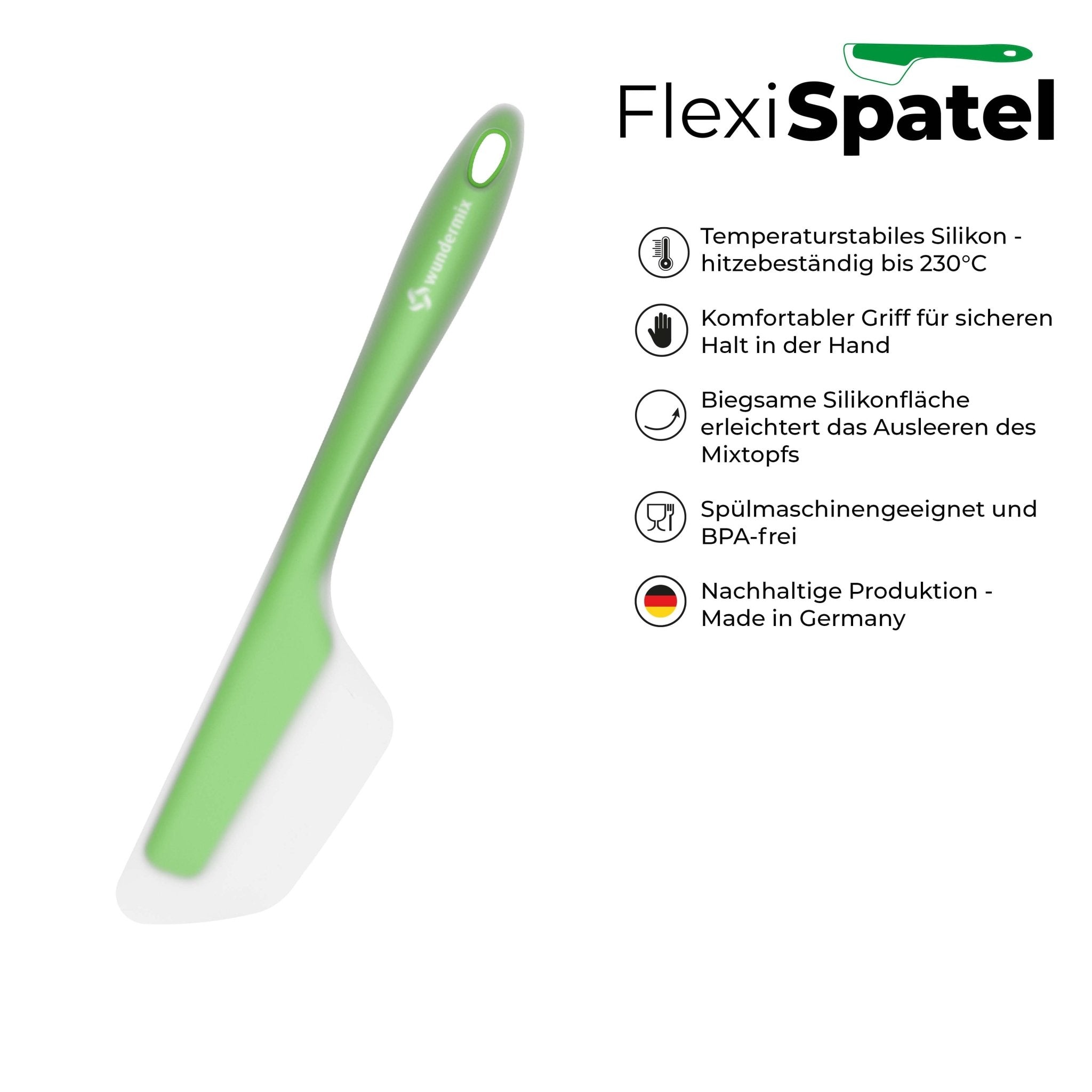 [B-Ware] FlexiSpatel® | Flexibler Spatel für deine Küchenmaschine - Wundermix GmbH