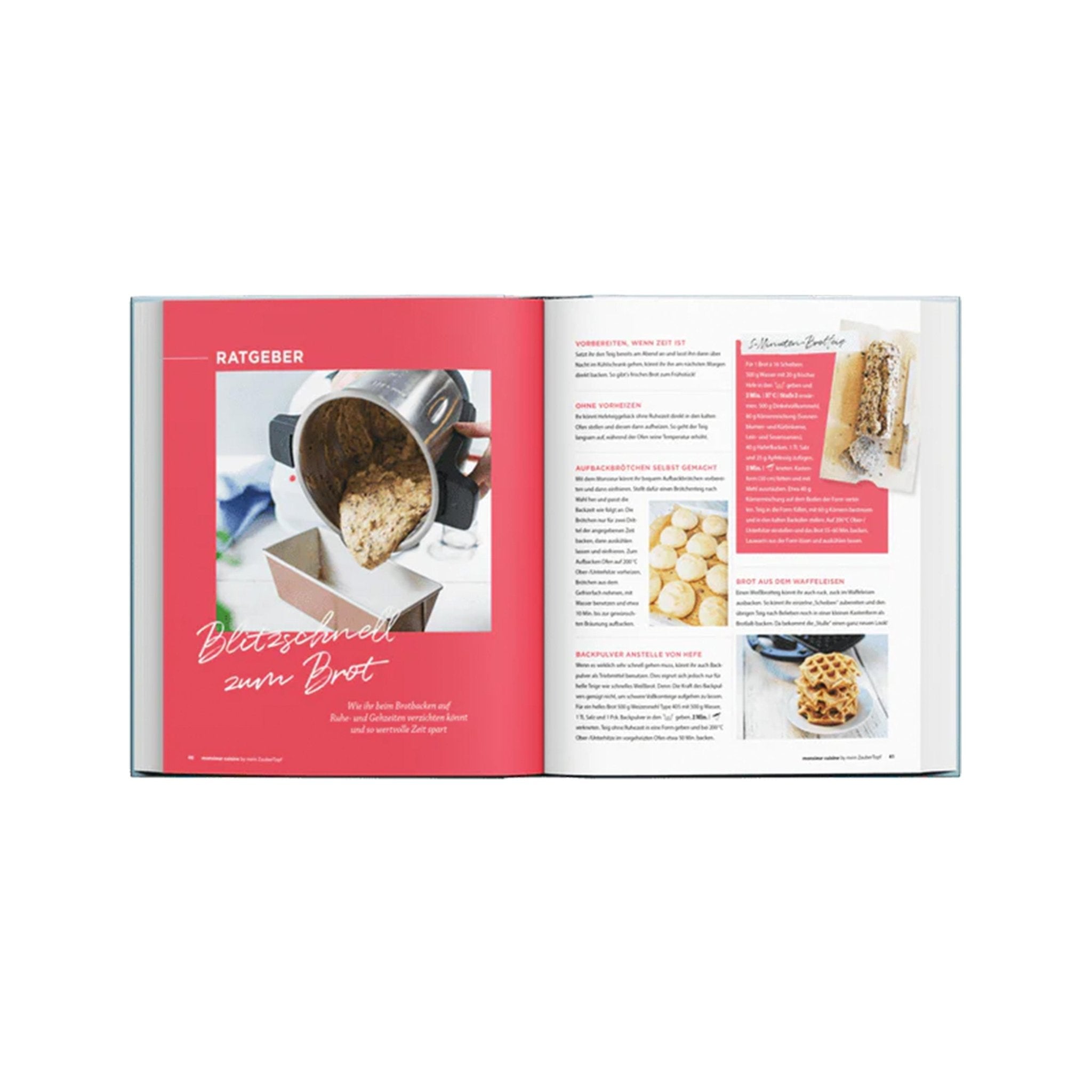 Brot backen - Knusprig, frisch & selbst gemacht | Lieblingsrezepte für Monsieur Cuisine - Wundermix GmbH