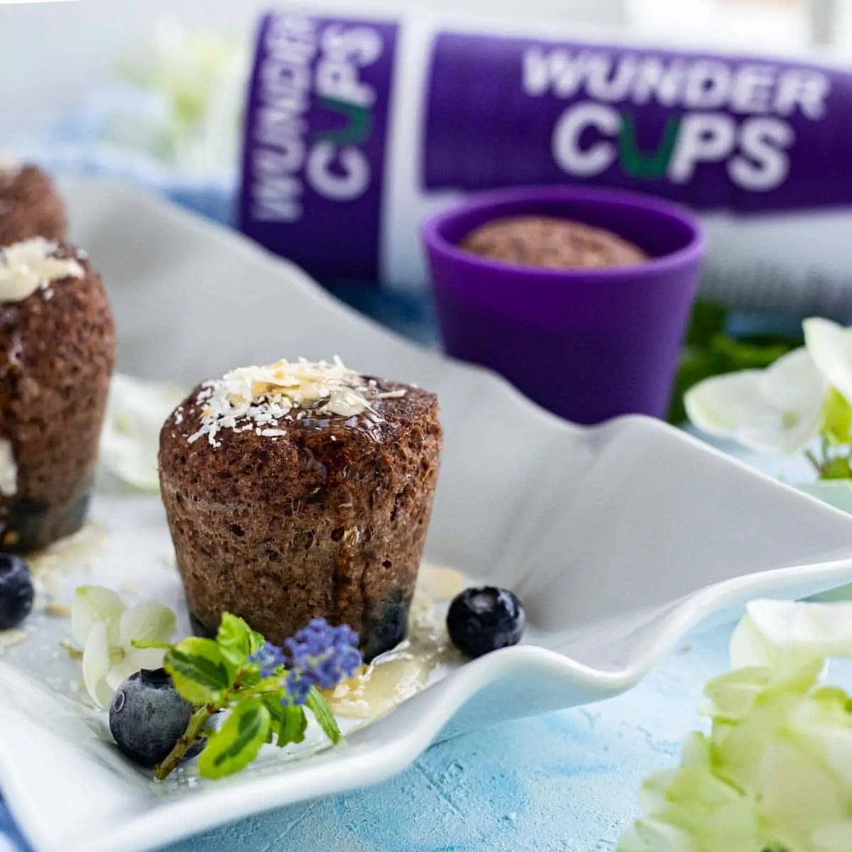 WunderCups® | Silikon - Förmchen - Set | 8 - tlg. | lila - Wundermix GmbH