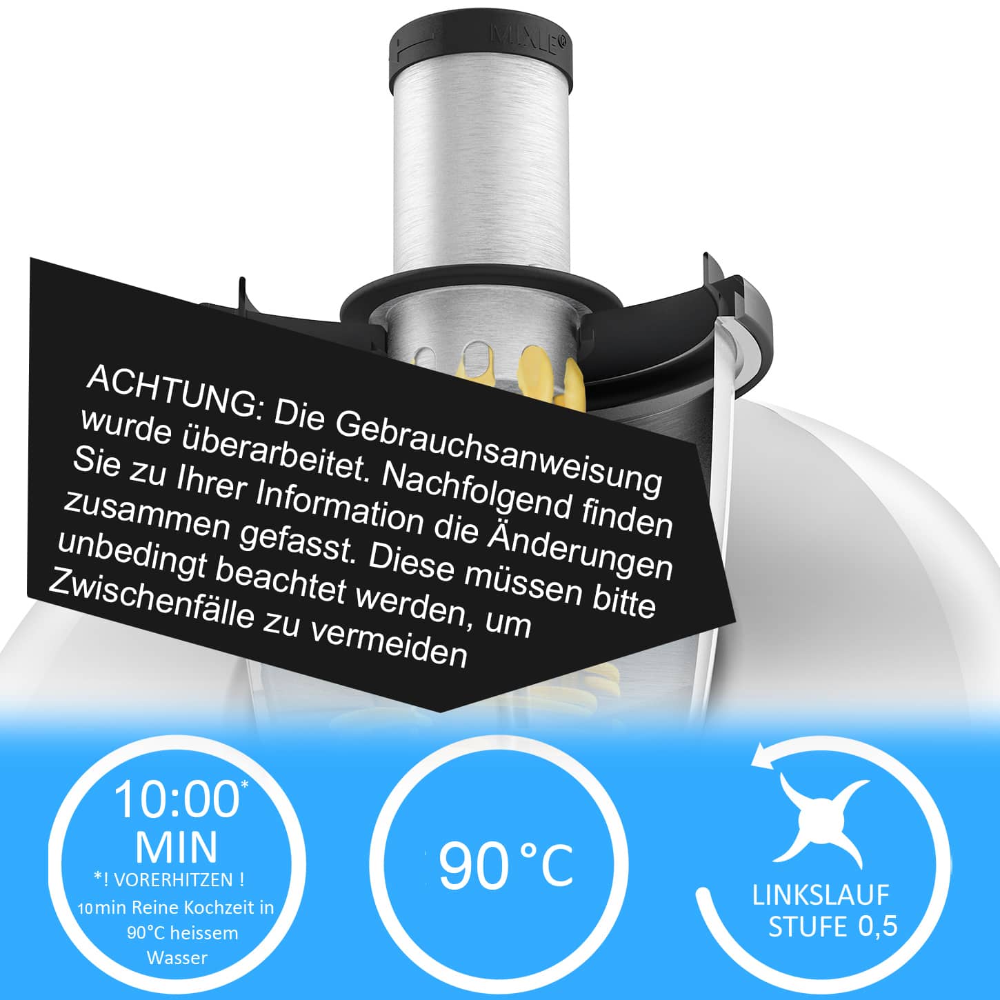 mixle® Spätzleaufsatz V1 für Thermomix TM6, TM5, TM31 - Wundermix GmbH