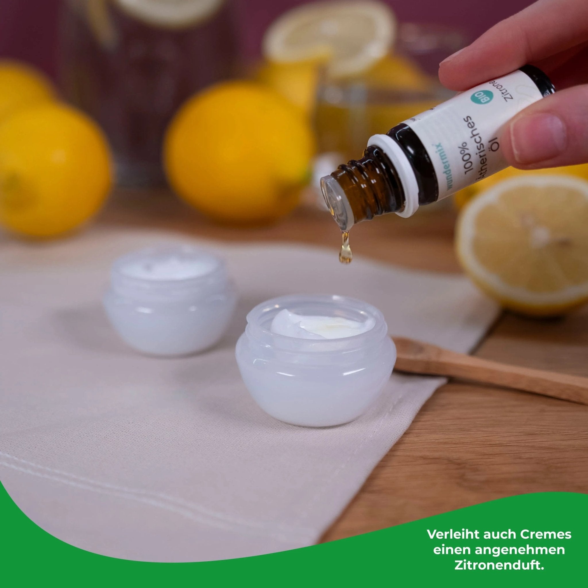 Ätherisches Zitronenöl in Bio - Qualität | 10ml - Wundermix GmbH