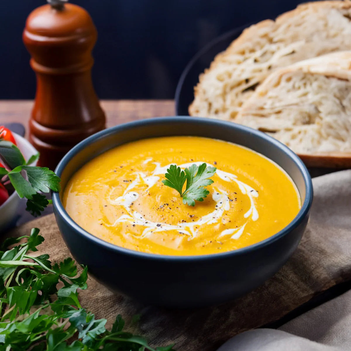 Erstklassige Kürbiscremesuppe aus dem Thermomix