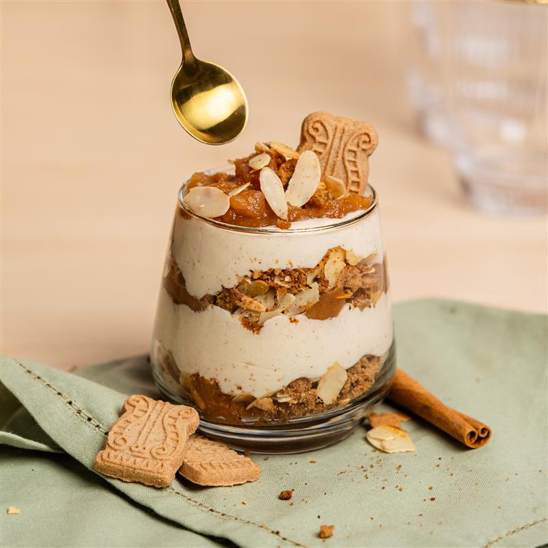 Bratapfel Spekulatius Schichtdessert - aus dem Thermomix - Wundermix GmbH