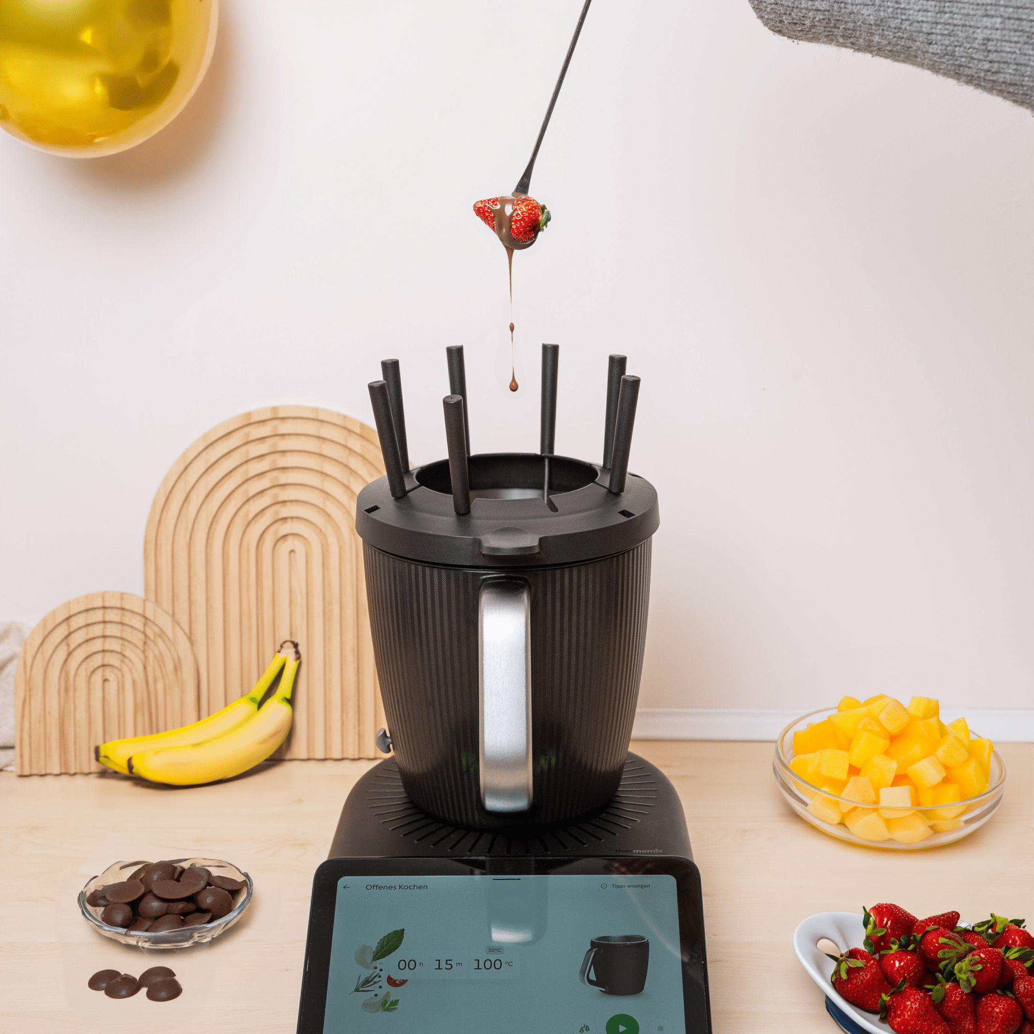 Schokoladenfondue mit dem TM7 - Wundermix GmbH