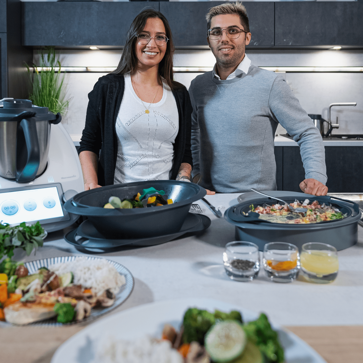 Zitronenhähnchen mit Gemüse und Reis aus dem Thermomix - Wundermix GmbH