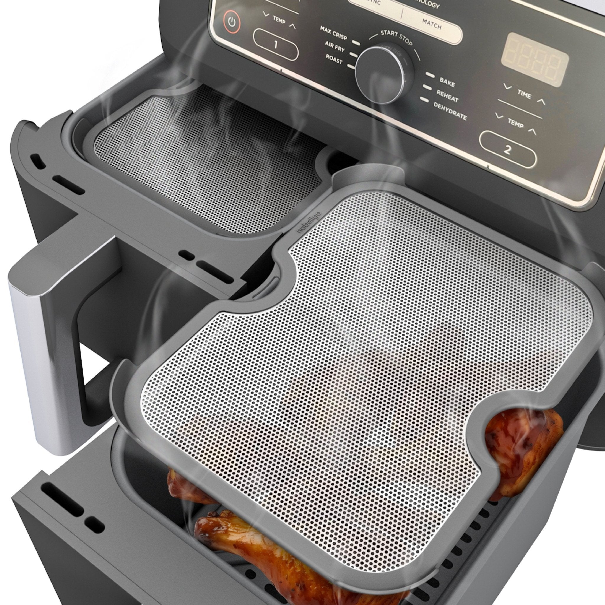 ZauberFry - Spritzschutz kompatibel mit Ninja Airfryer (2er - Set) - Wundermix GmbH