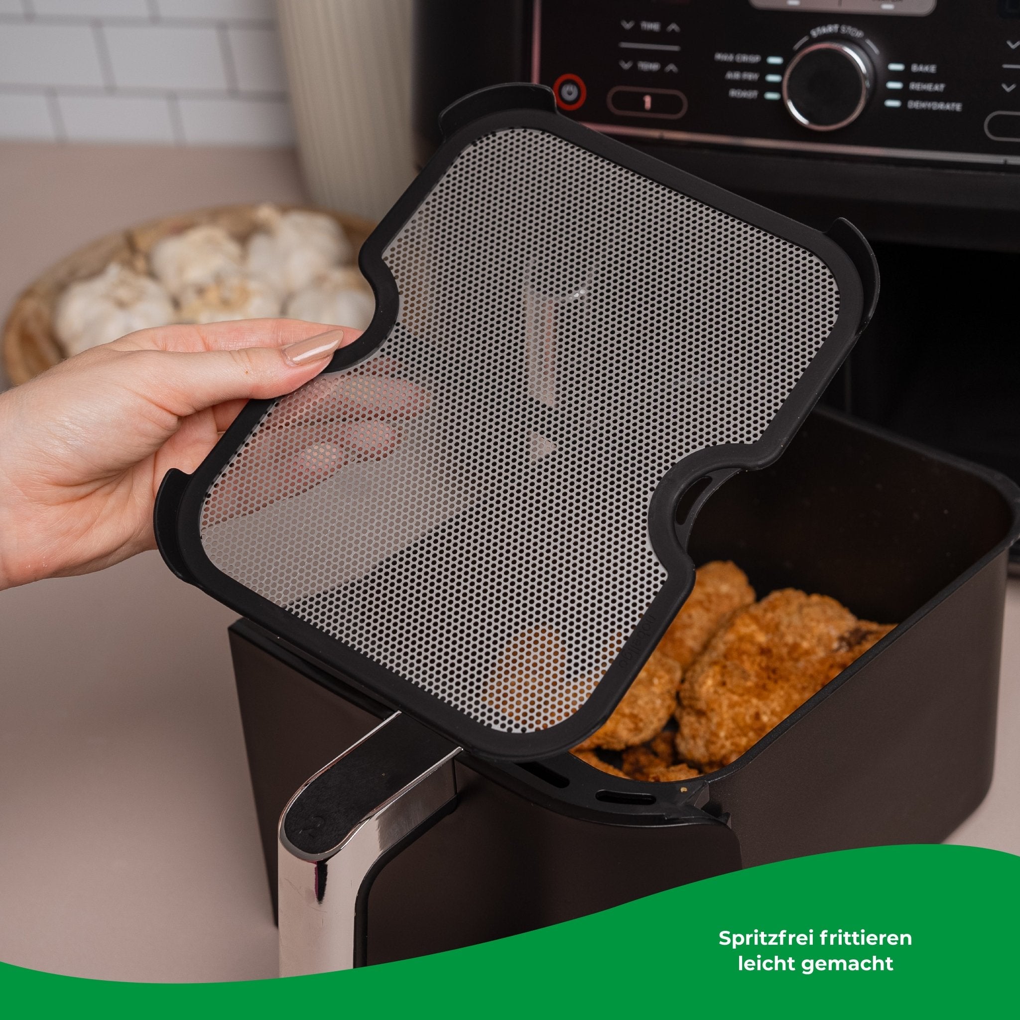ZauberFry - Spritzschutz kompatibel mit Ninja Airfryer (2er - Set) - Wundermix GmbH