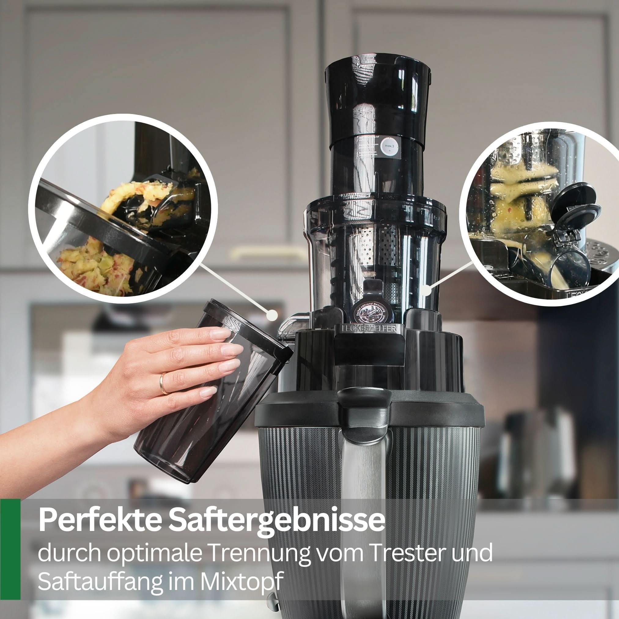 SaftPRO Slowjuicer Entsafter-Aufsatz
