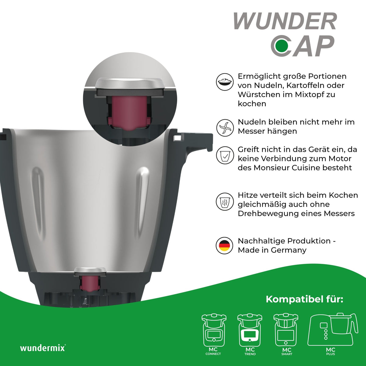 WunderCap® | Messerersatz für Monsieur Cuisine Connect, Trend
