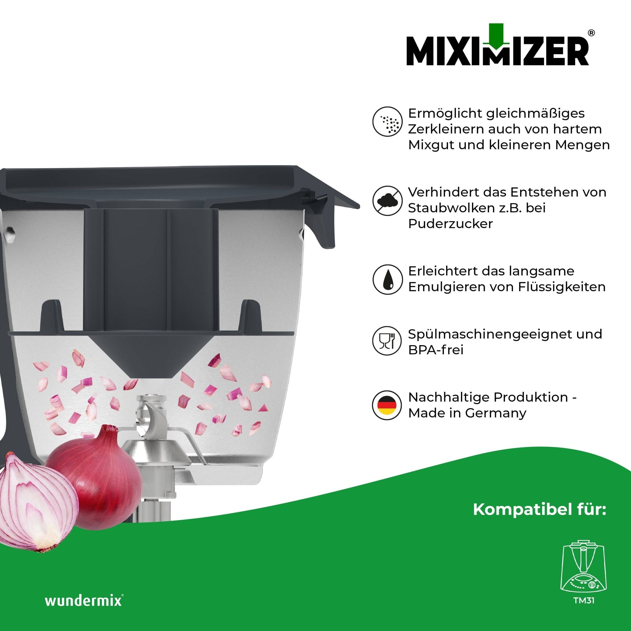 [B - Ware] Miximizer® | Mixtopf - Verkleinerung für Thermomix - Wundermix GmbH