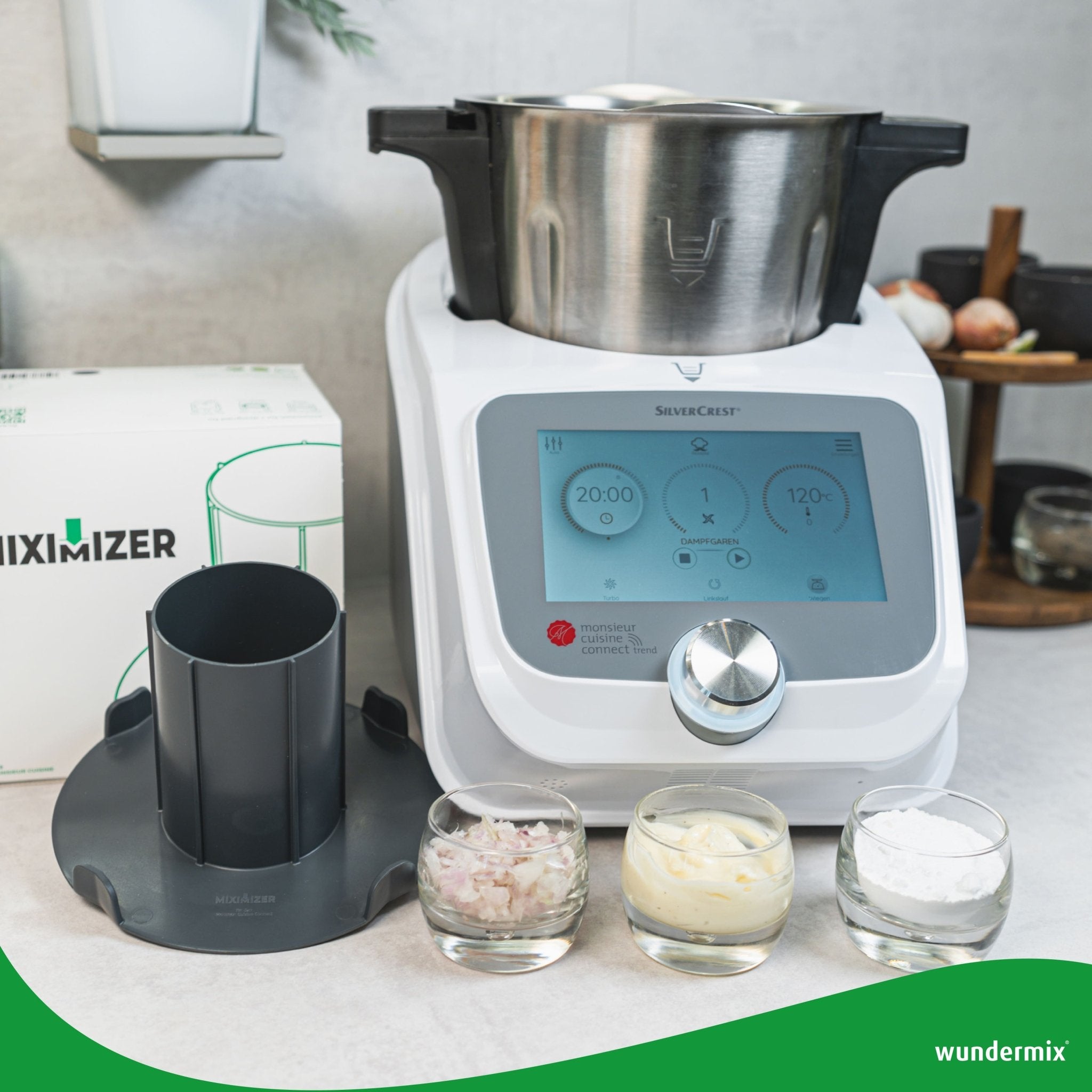 Miximizer® | Mixtopf - Verkleinerung für Monsieur Cuisine Connect, Trend und Smart - Wundermix GmbH