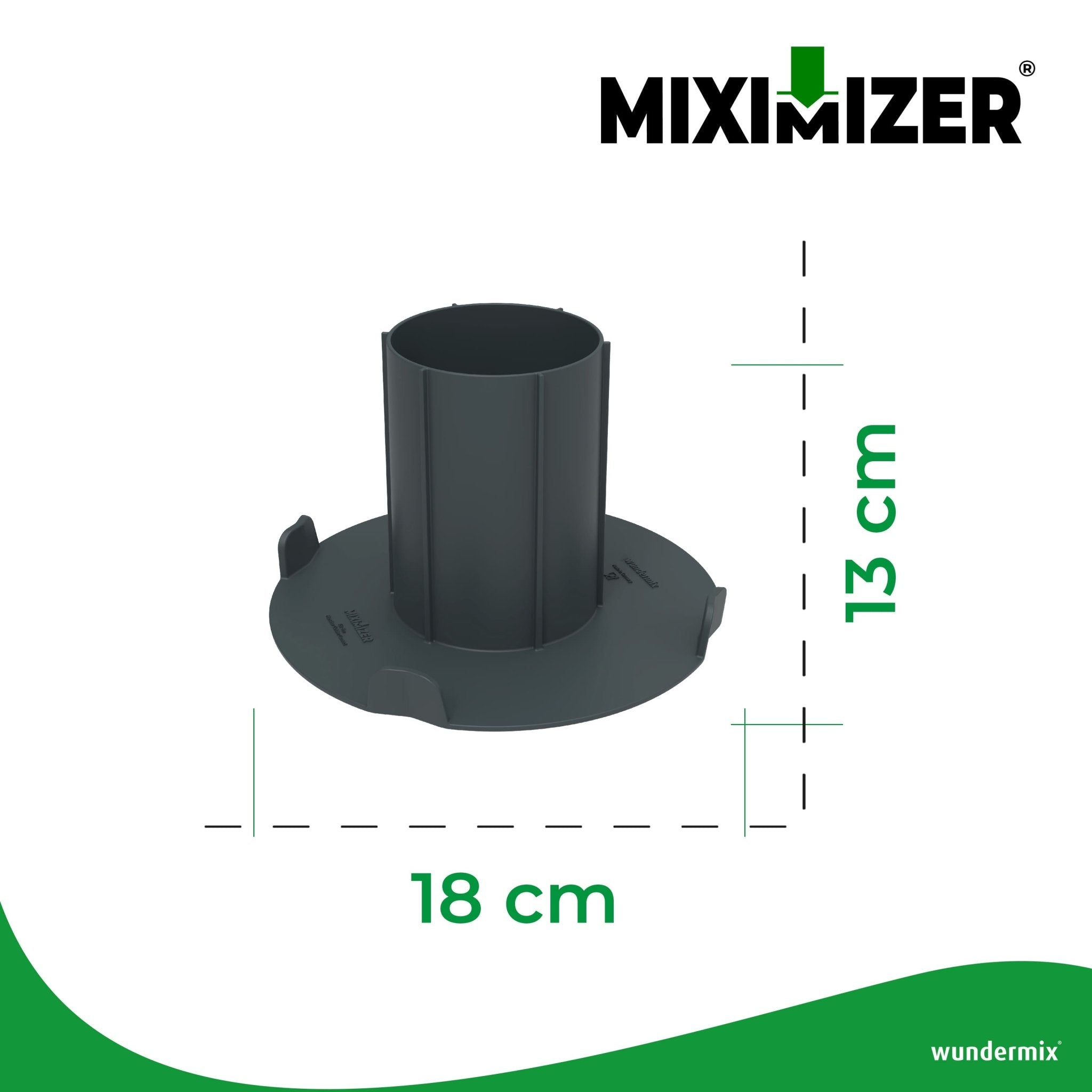 Wundermix - Miximizer® Riduttore per frullatore per Monsieur Cuisine Smart, Connect, Trend • Rettifica, miscelazione e tritatura efficienti degli alimenti • Made in Germany Wundermix - Miximizer® Riduttore per frullatore per Monsieur Cuisine Smart, Connect, Trend • Rettifica, miscelazione e tritatura efficienti degli alimenti • Made in Germany