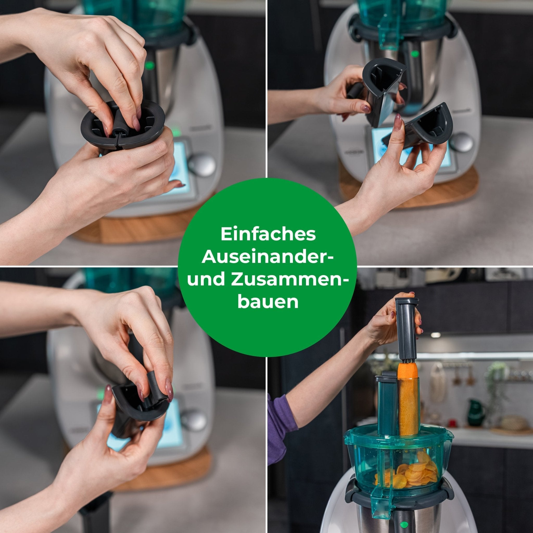 [Ersatzteil] Geteilte Zuführhilfe für WunderSlicer - Wundermix GmbH