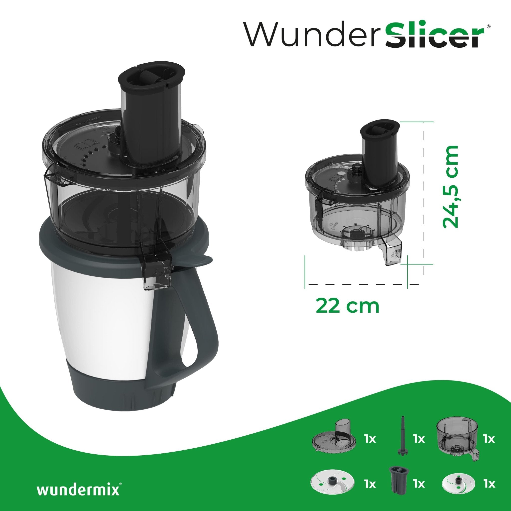 WunderSlicer® V1 | Gemüseschneider für Thermomix TM31 - Wundermix GmbH