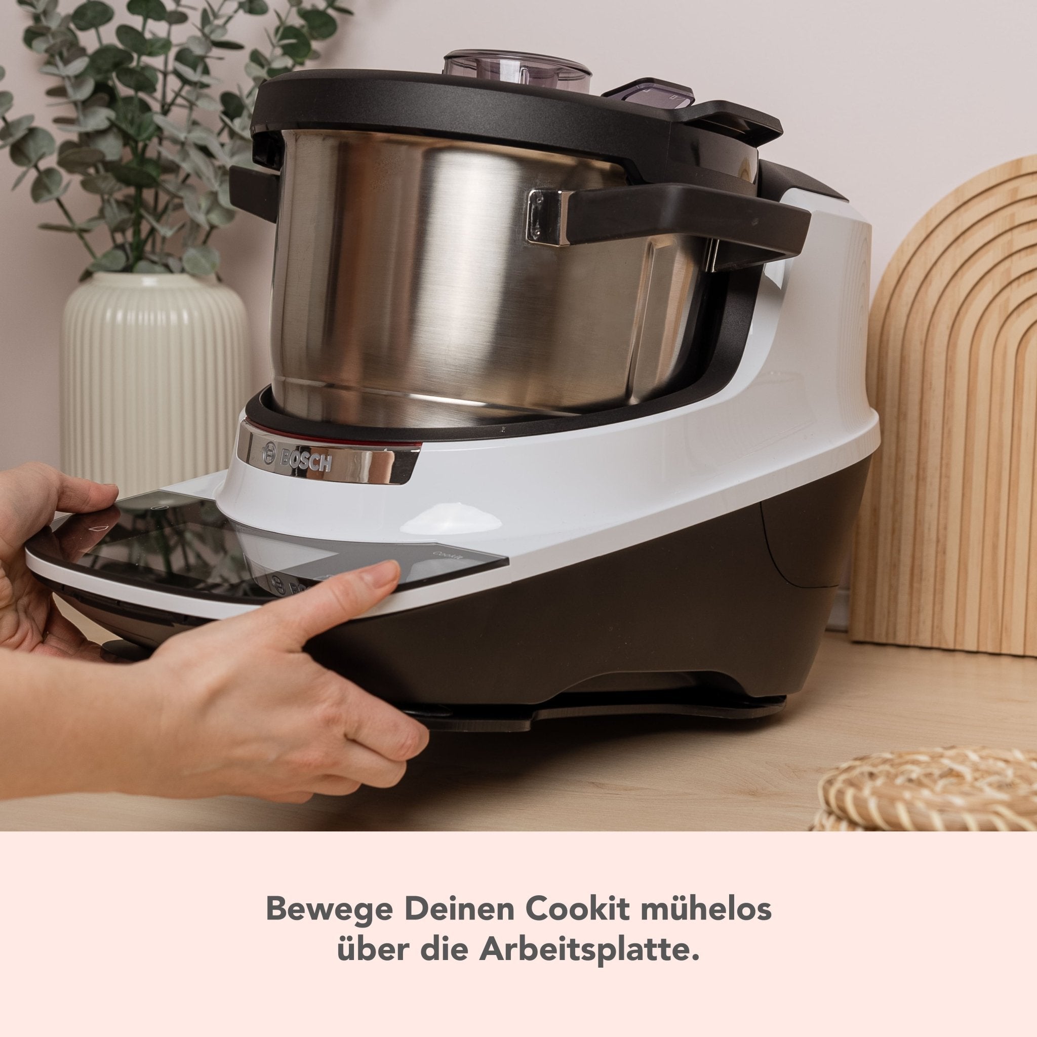 [B - Ware] EasySlider® | Gleitbrett aus Acrylglas für Bosch Cookit - Wundermix GmbH