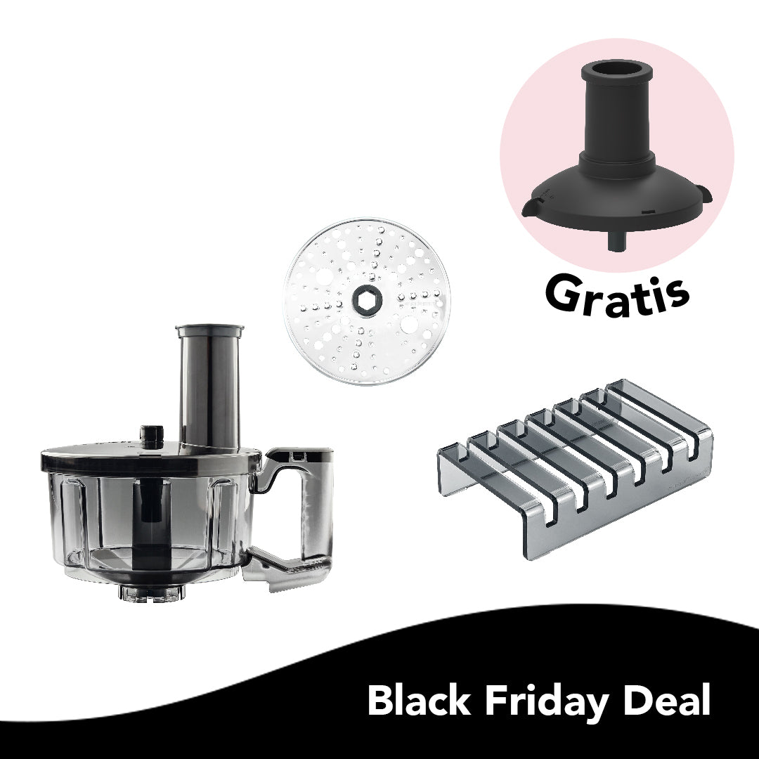 Set WunderSlicer V2 + Parmesanscheibe + WunderKeeper Disc + GRATIS WunderZoodler für Thermomix