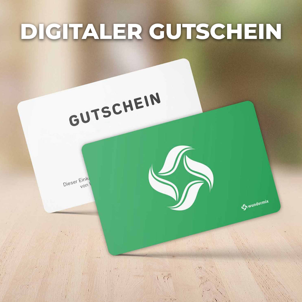Digital gift voucher for wundermix.de