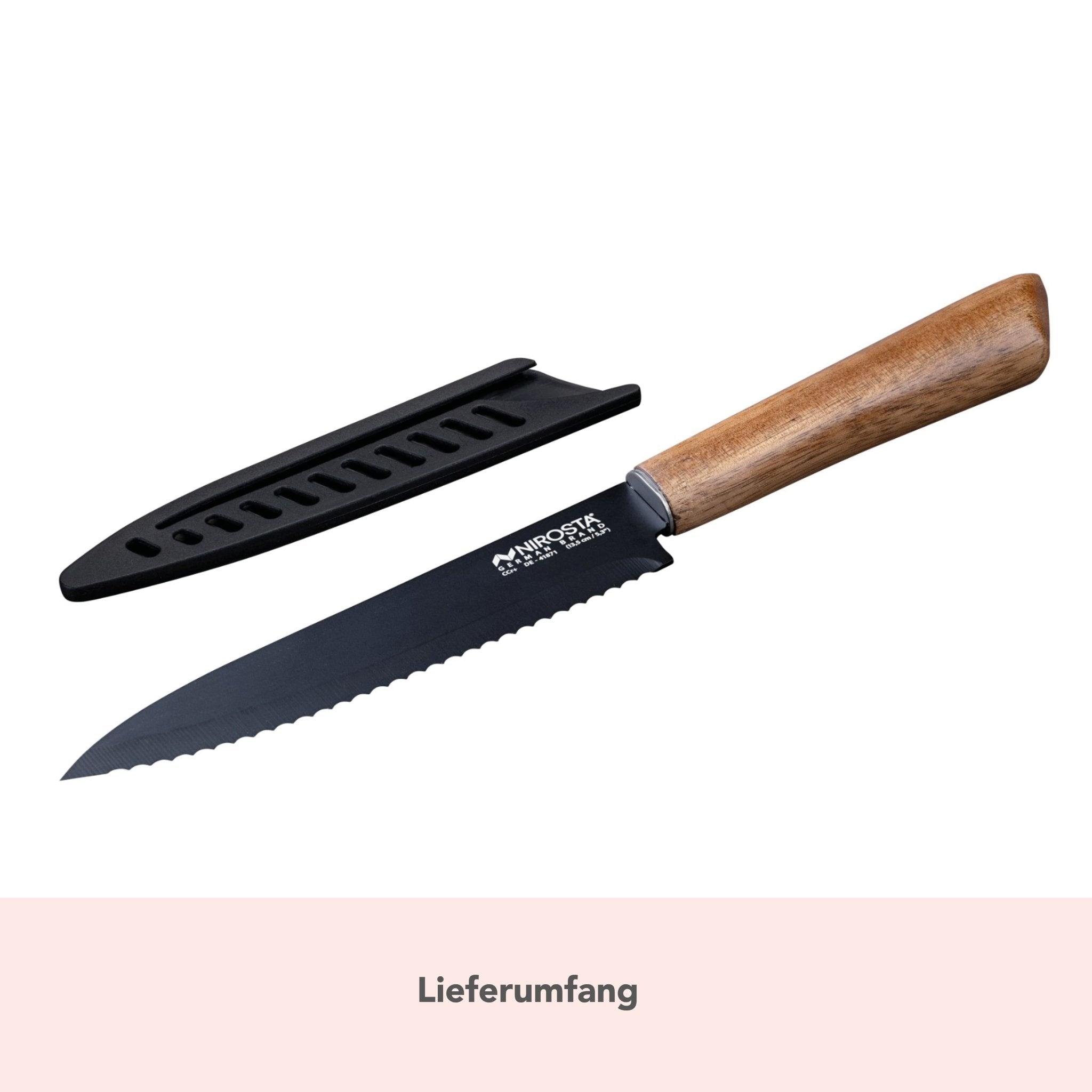 Küchenmesser gezahnt | 11 cm Klinge - Wundermix GmbH