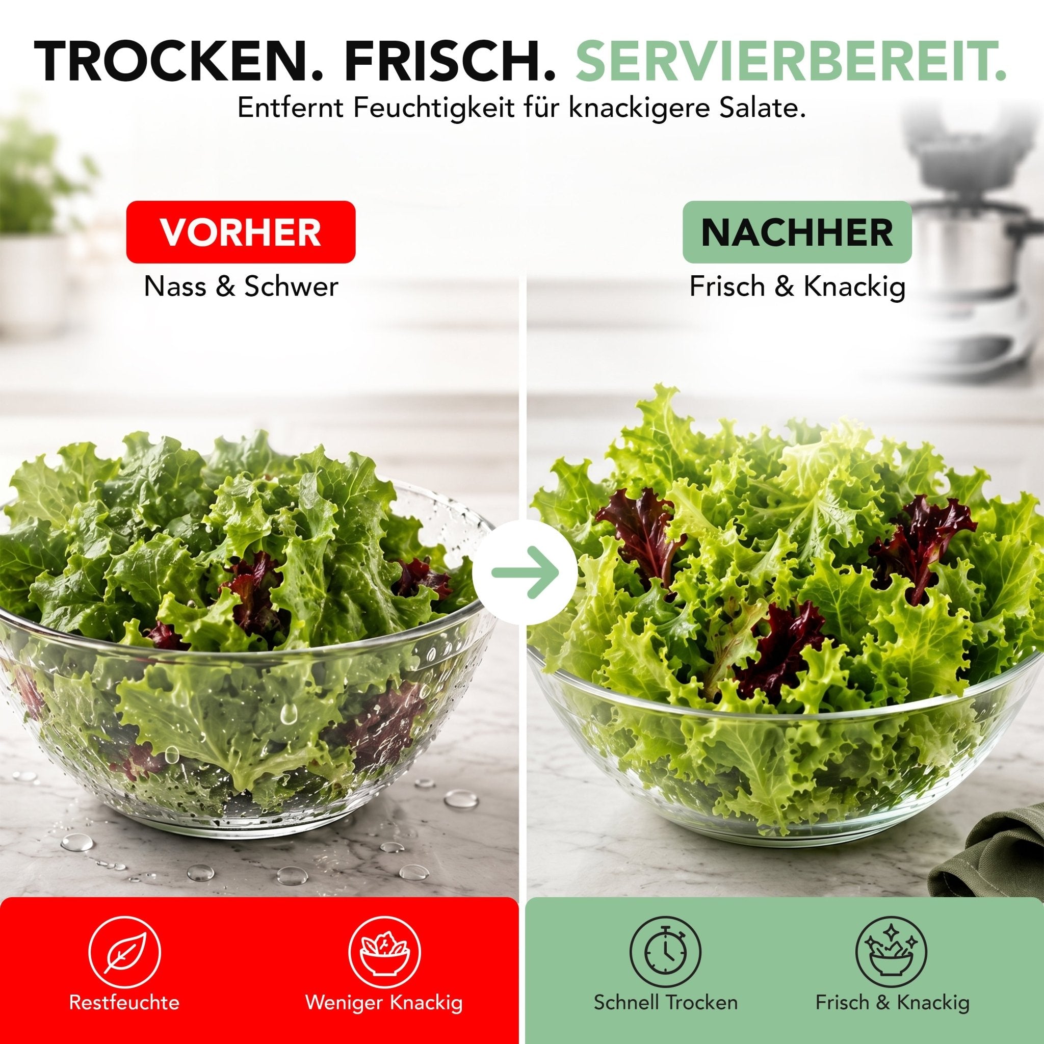 SalatBuddy | Salatschleuder für Bosch Cookit - Wundermix GmbH