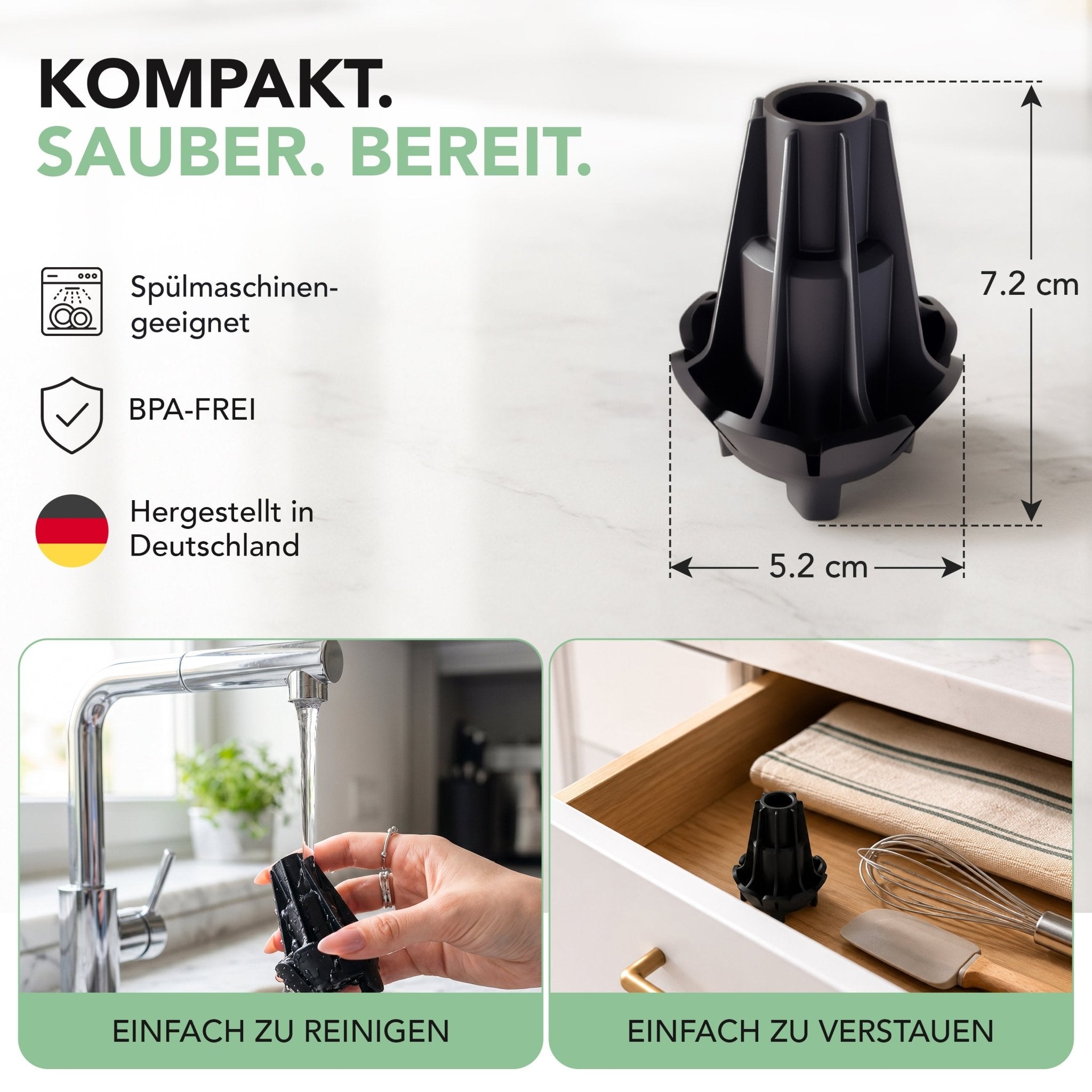 SalatBuddy | Salatschleuder für Bosch Cookit - Wundermix GmbH
