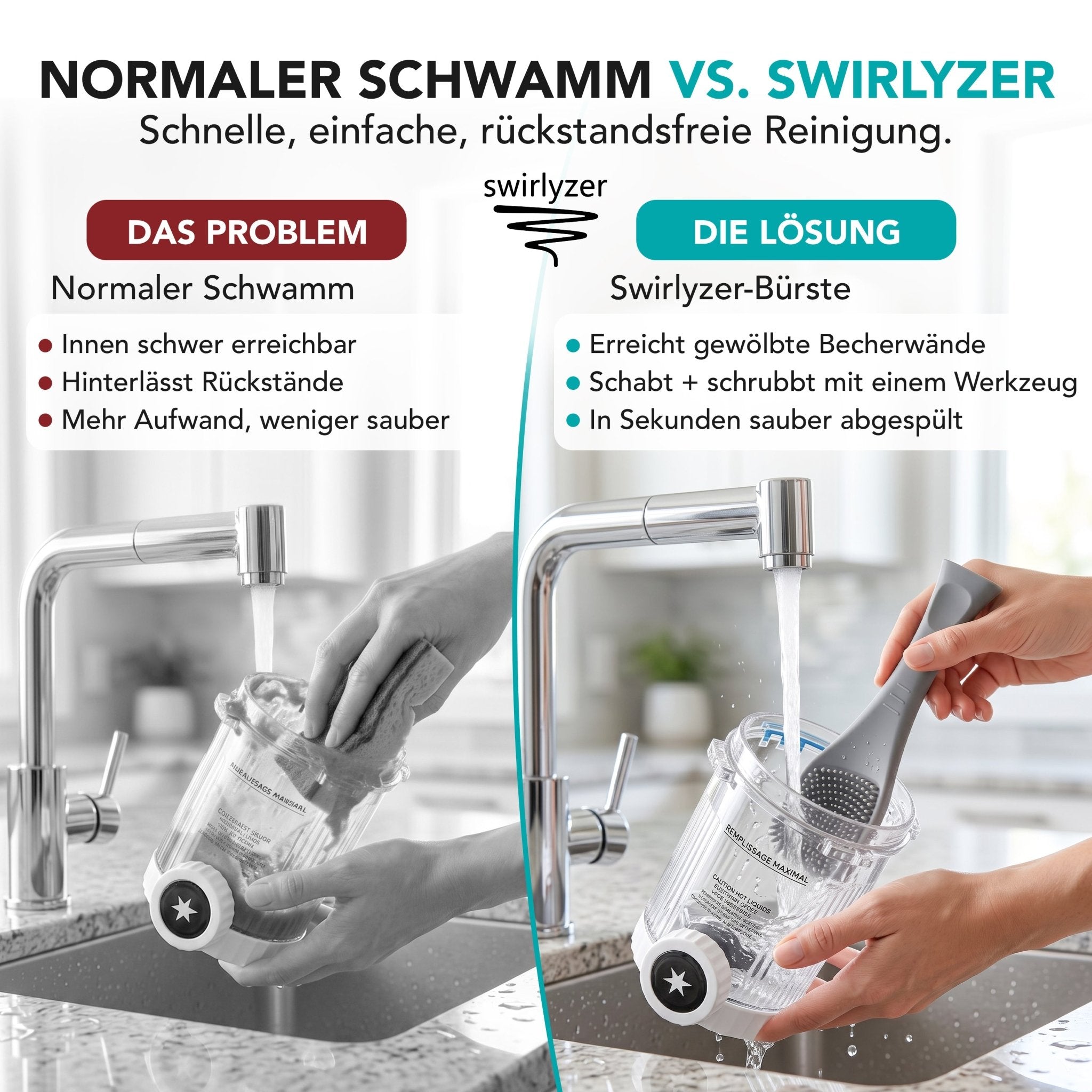 Swirlyzer | Reinigungsbürste für Ninja Creami - Wundermix GmbH