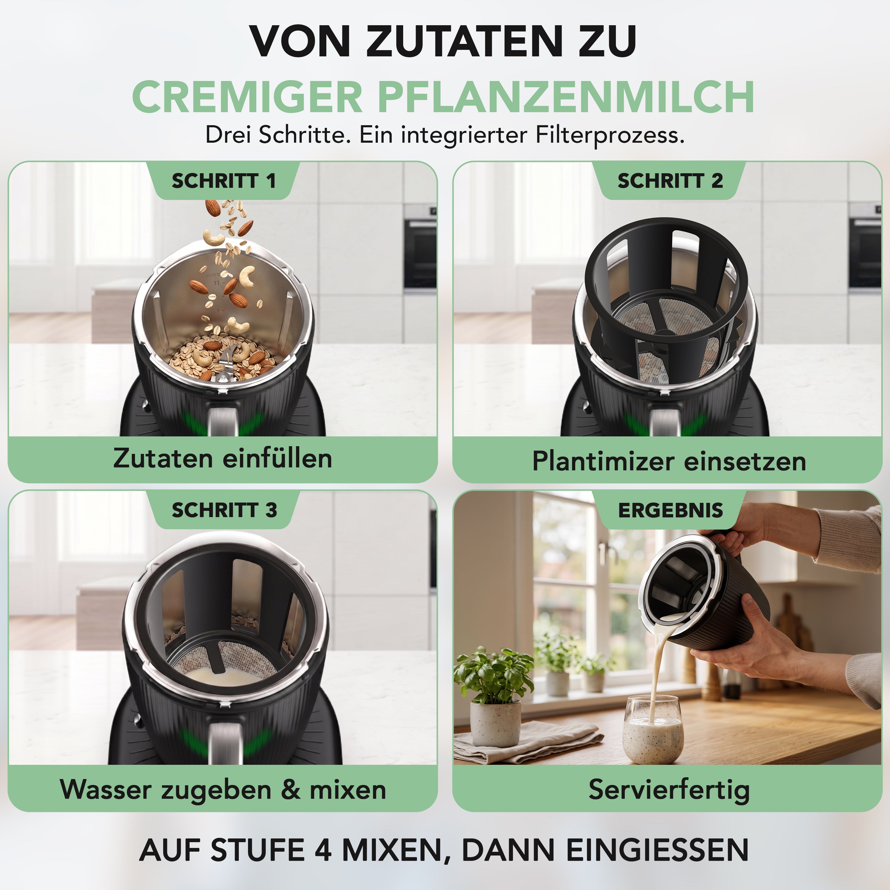 Plantimizer | Pflanzenmilch-Filter für Thermomix TM7, TM6 & TM5
