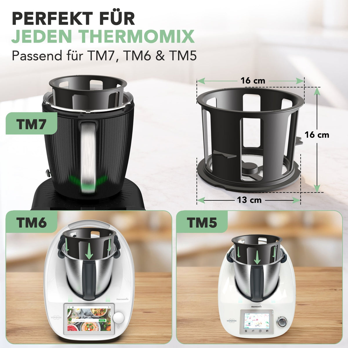 Plantimizer | Pflanzenmilch-Filter für Thermomix TM7, TM6 & TM5 - Wundermix GmbH