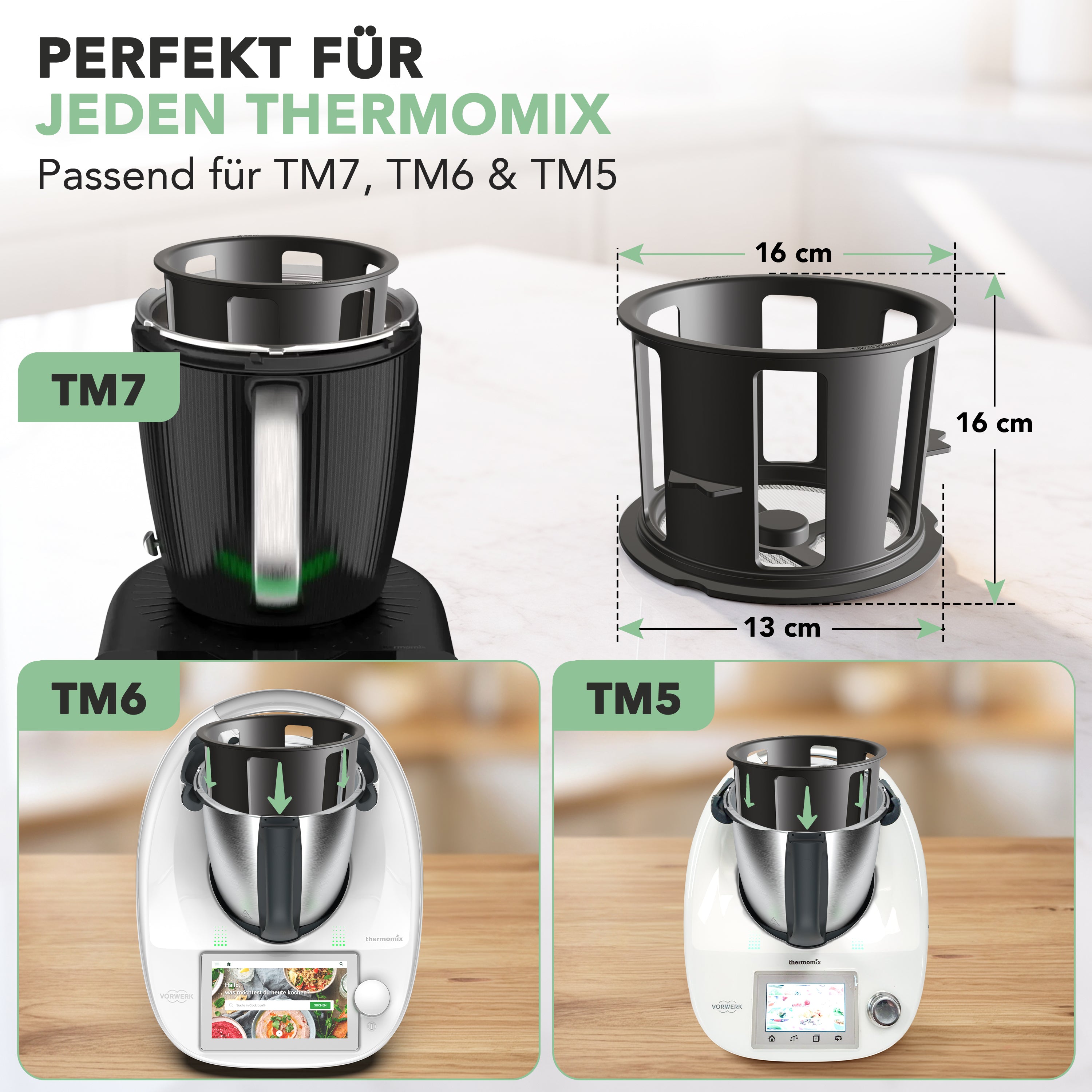 Plantimizer | Pflanzenmilch-Filter für Thermomix TM7, TM6 & TM5